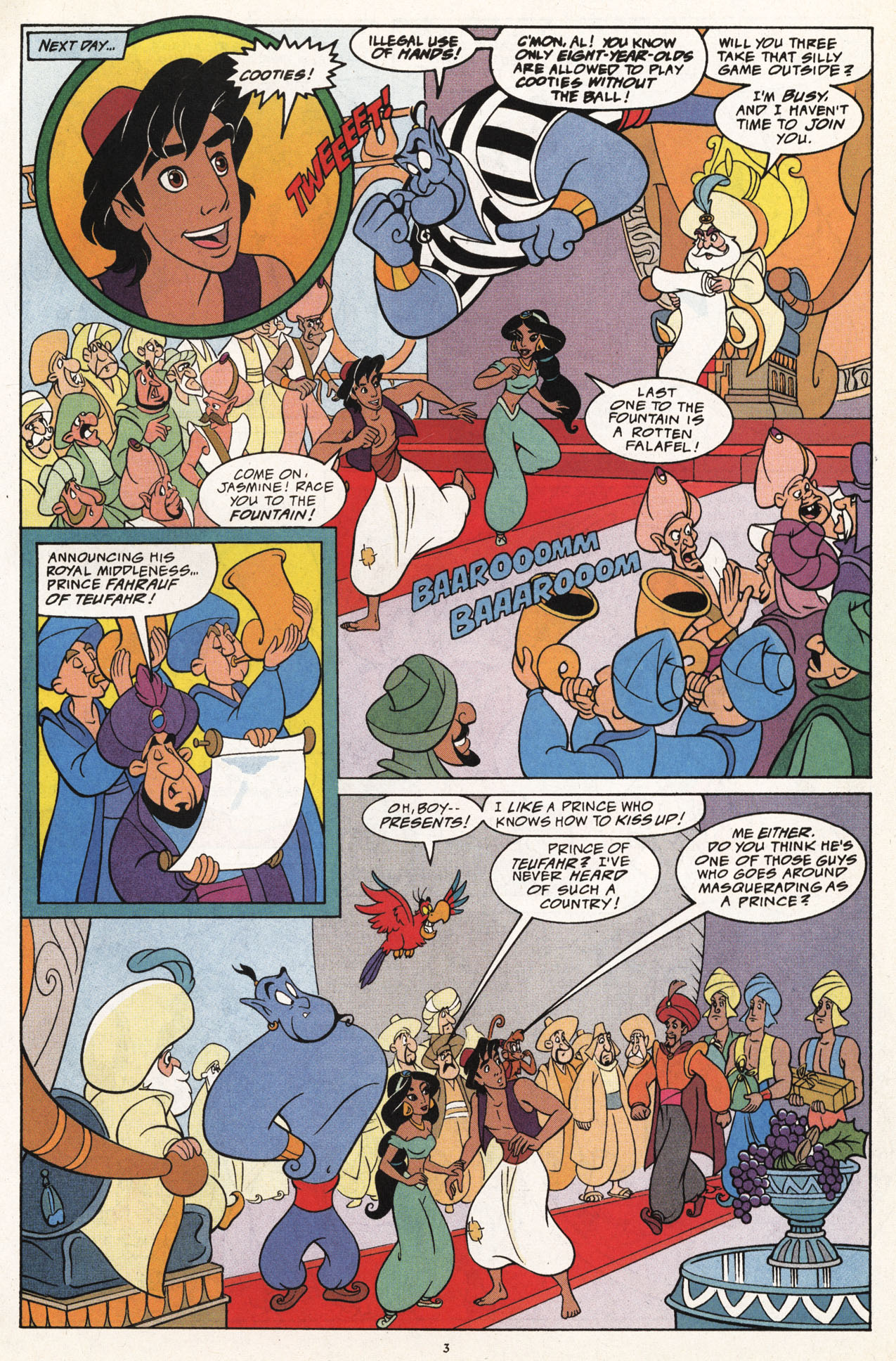 Read online Disney's Aladdin comic -  Issue #3 - 5