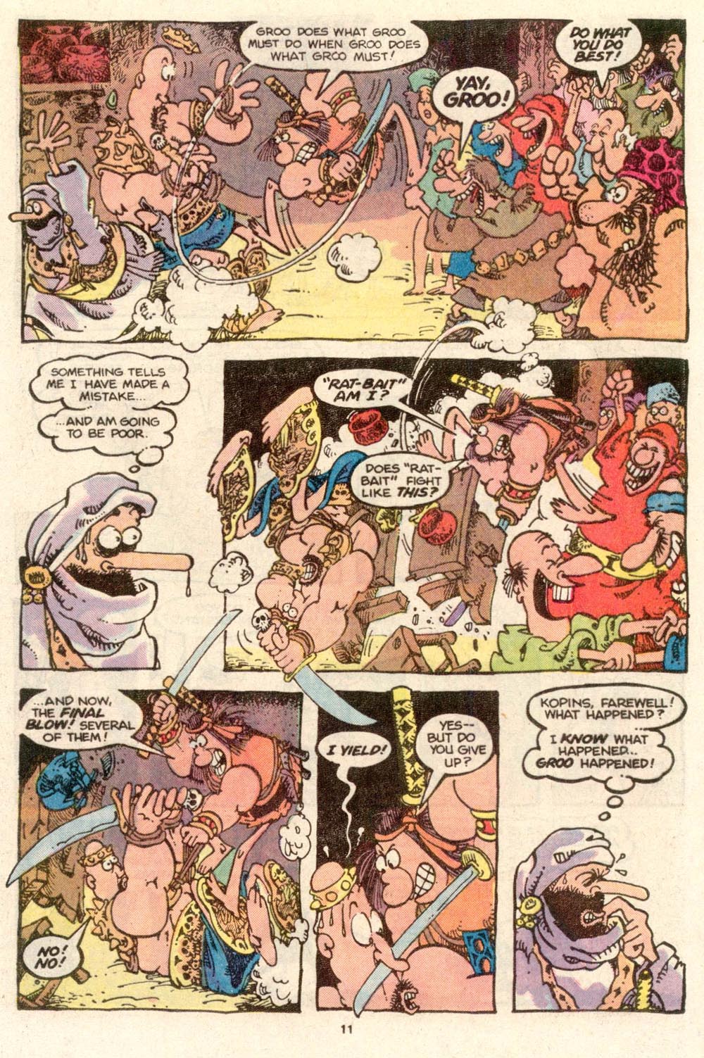 Read online Sergio Aragonés Groo the Wanderer comic -  Issue #23 - 12