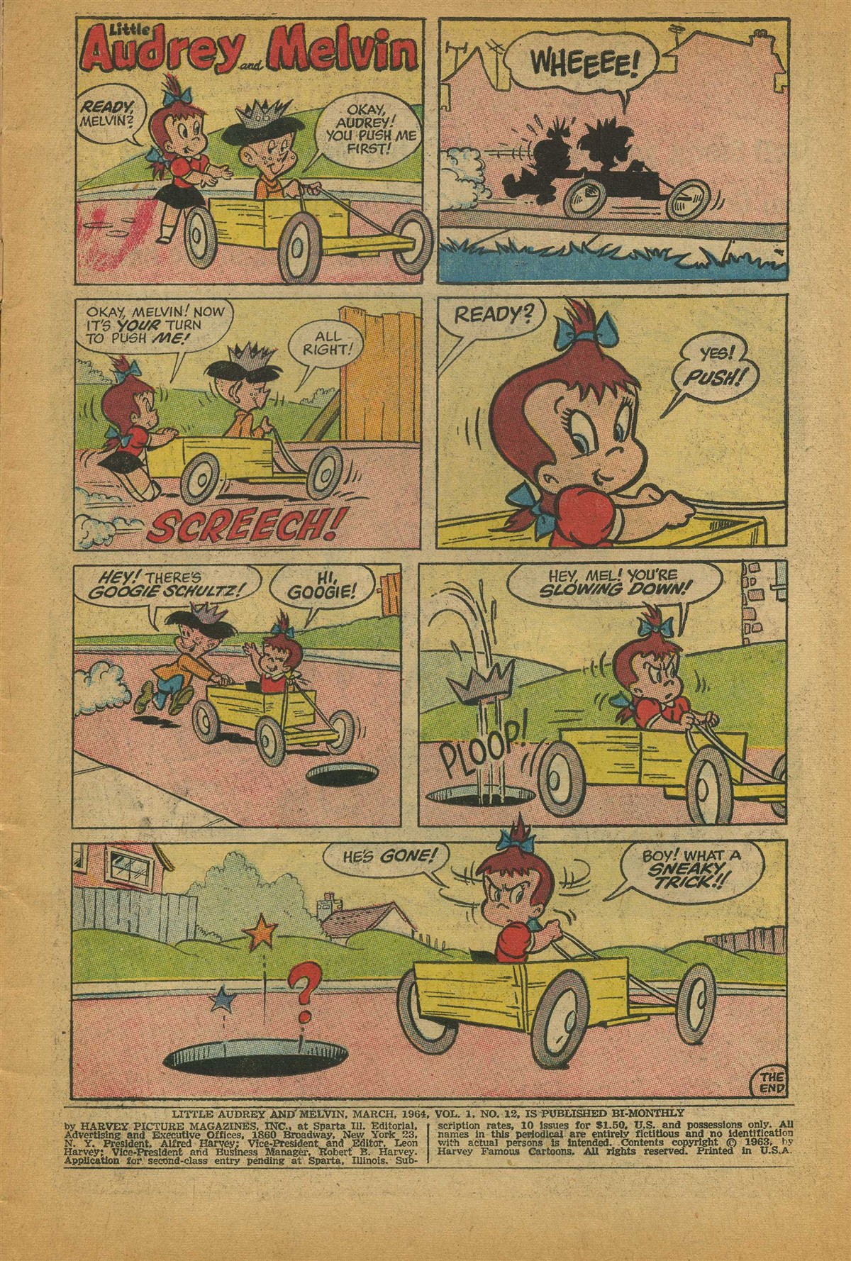 Read online Little Audrey And Melvin comic -  Issue #12 - 3