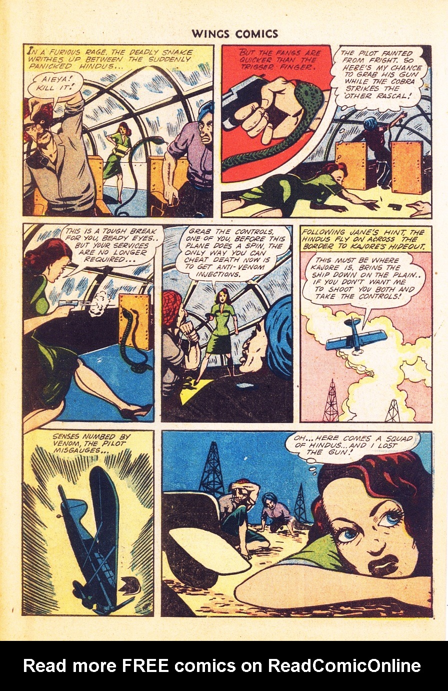Read online Wings Comics comic -  Issue #34 - 46