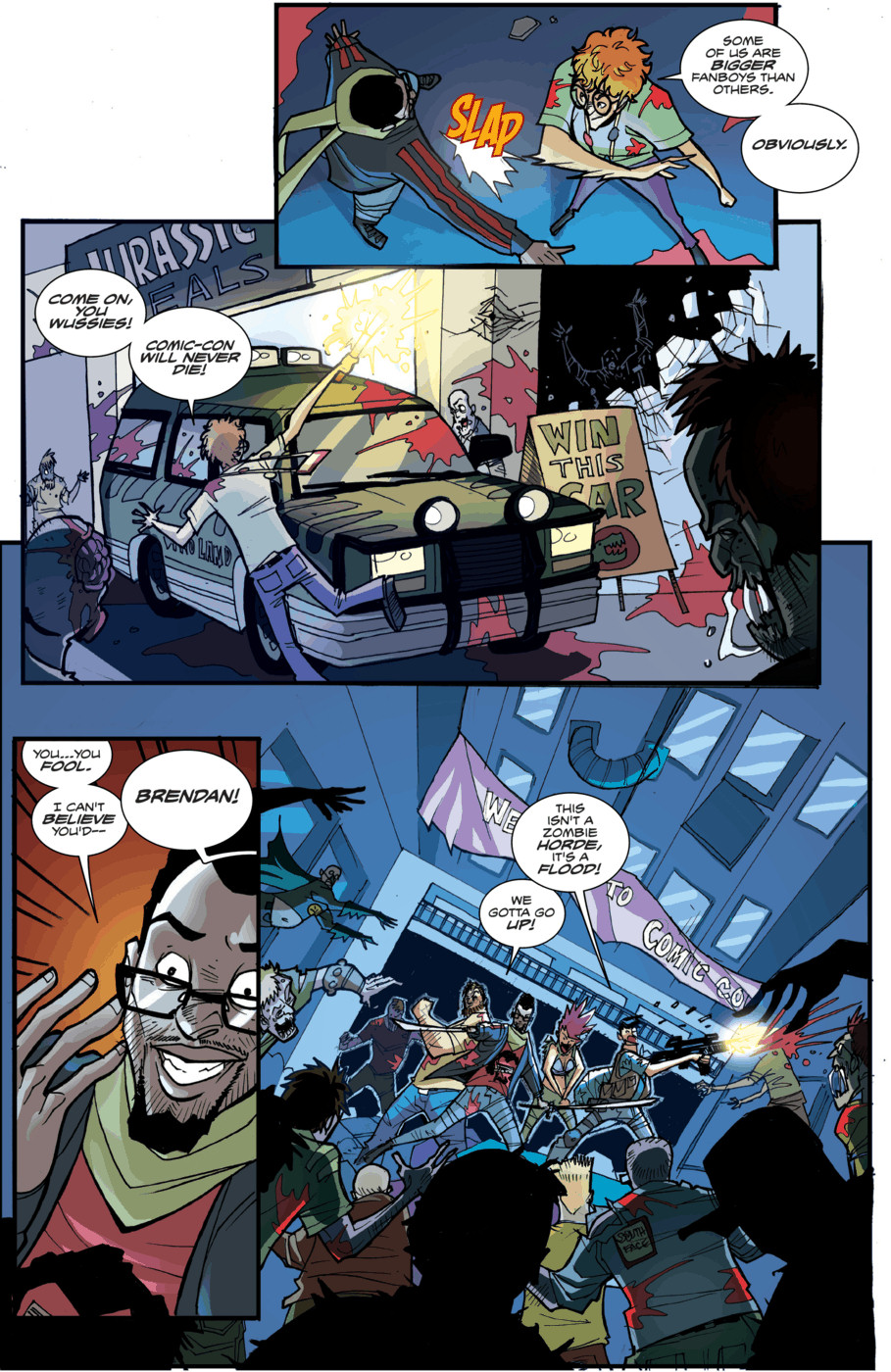 Read online Fanboys vs. Zombies comic -  Issue #8 - 15