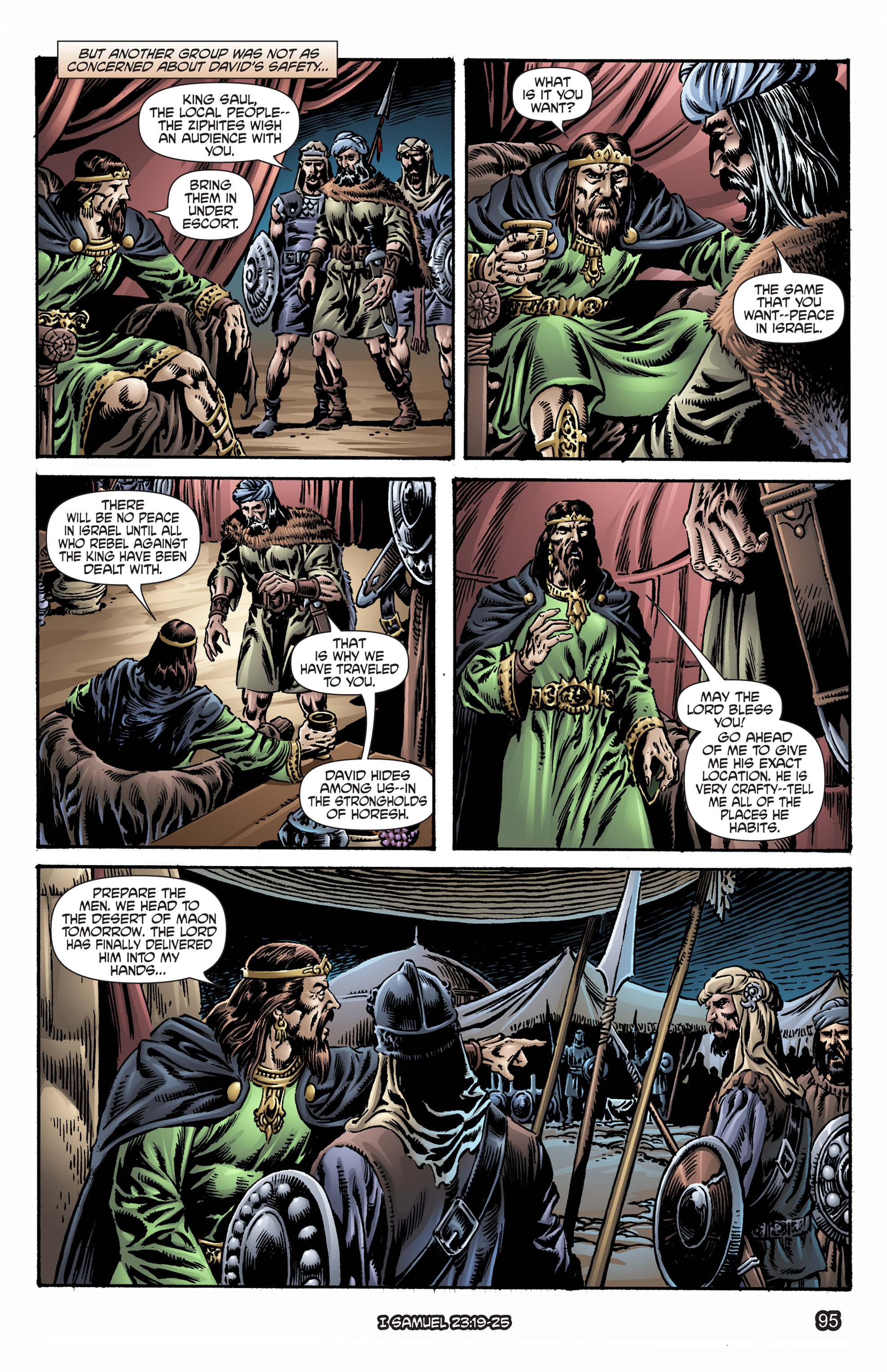 Read online The Kingstone Bible comic -  Issue #5 - 99