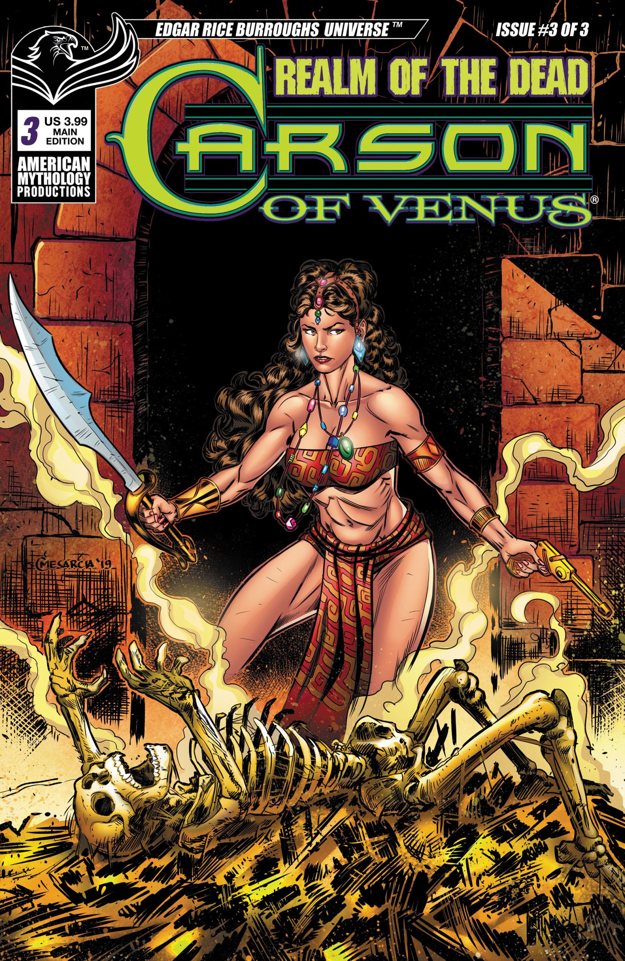 Read online ERB Carson of Venus: Realm of the Dead comic -  Issue #3 - 1