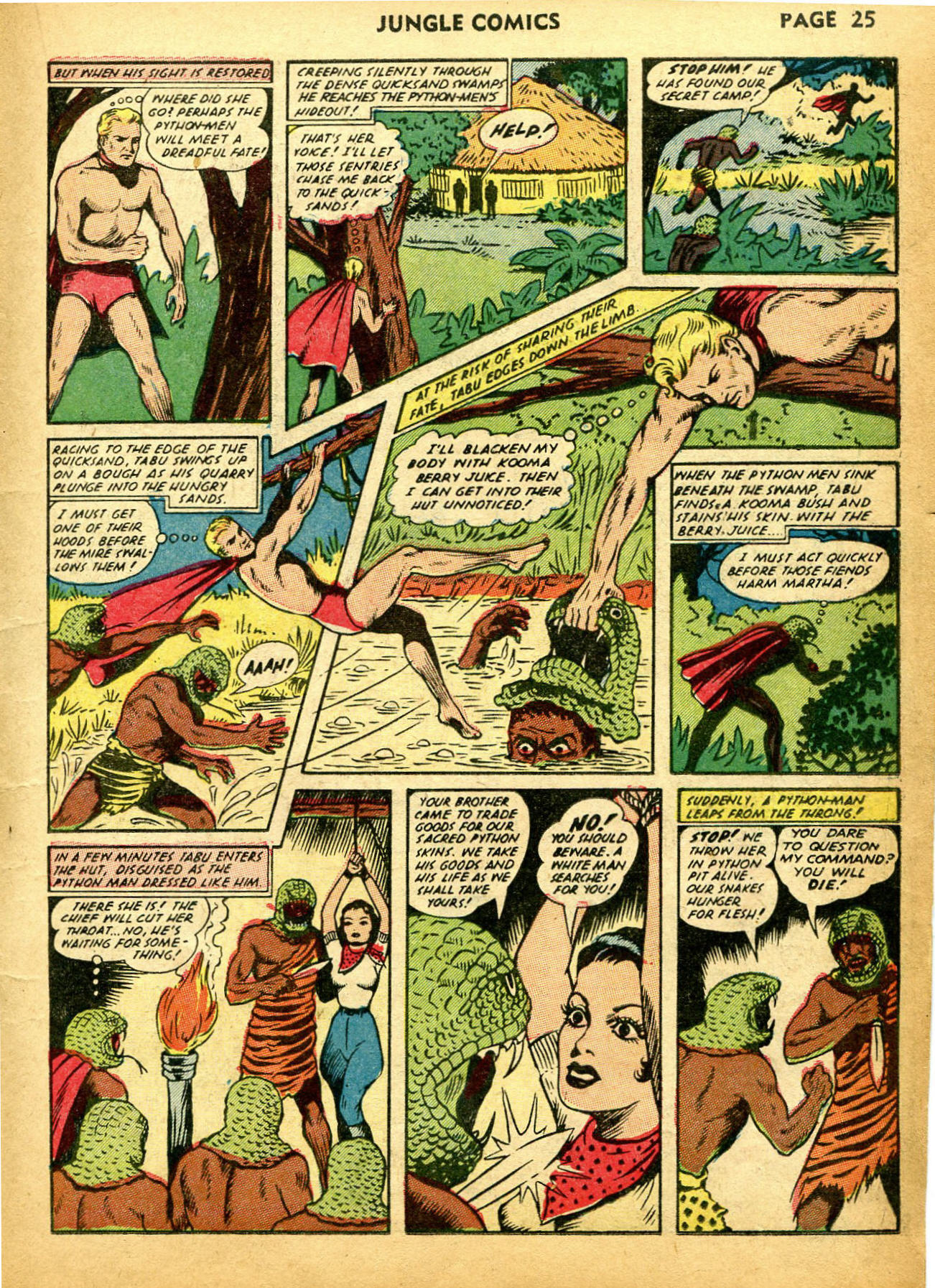 Read online Jungle Comics comic -  Issue #32 - 28