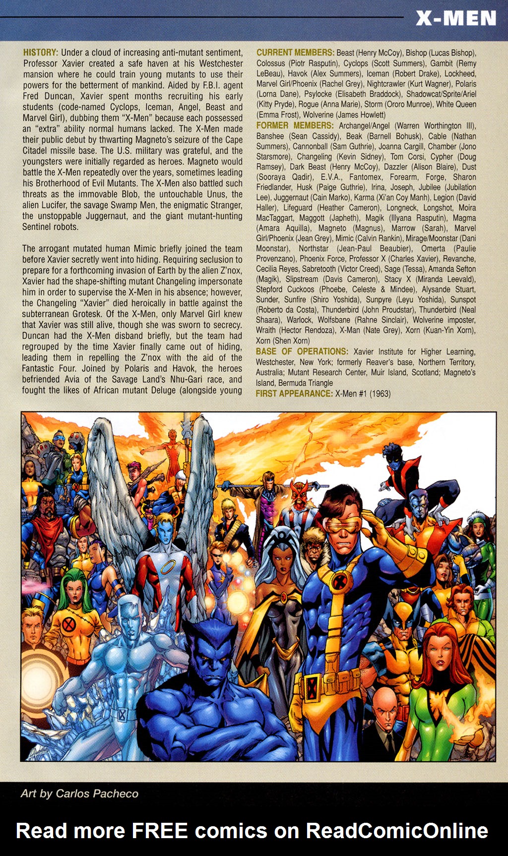 Read online Official Handbook of the Marvel Universe: Teams 2005 comic -  Issue # Full - 47
