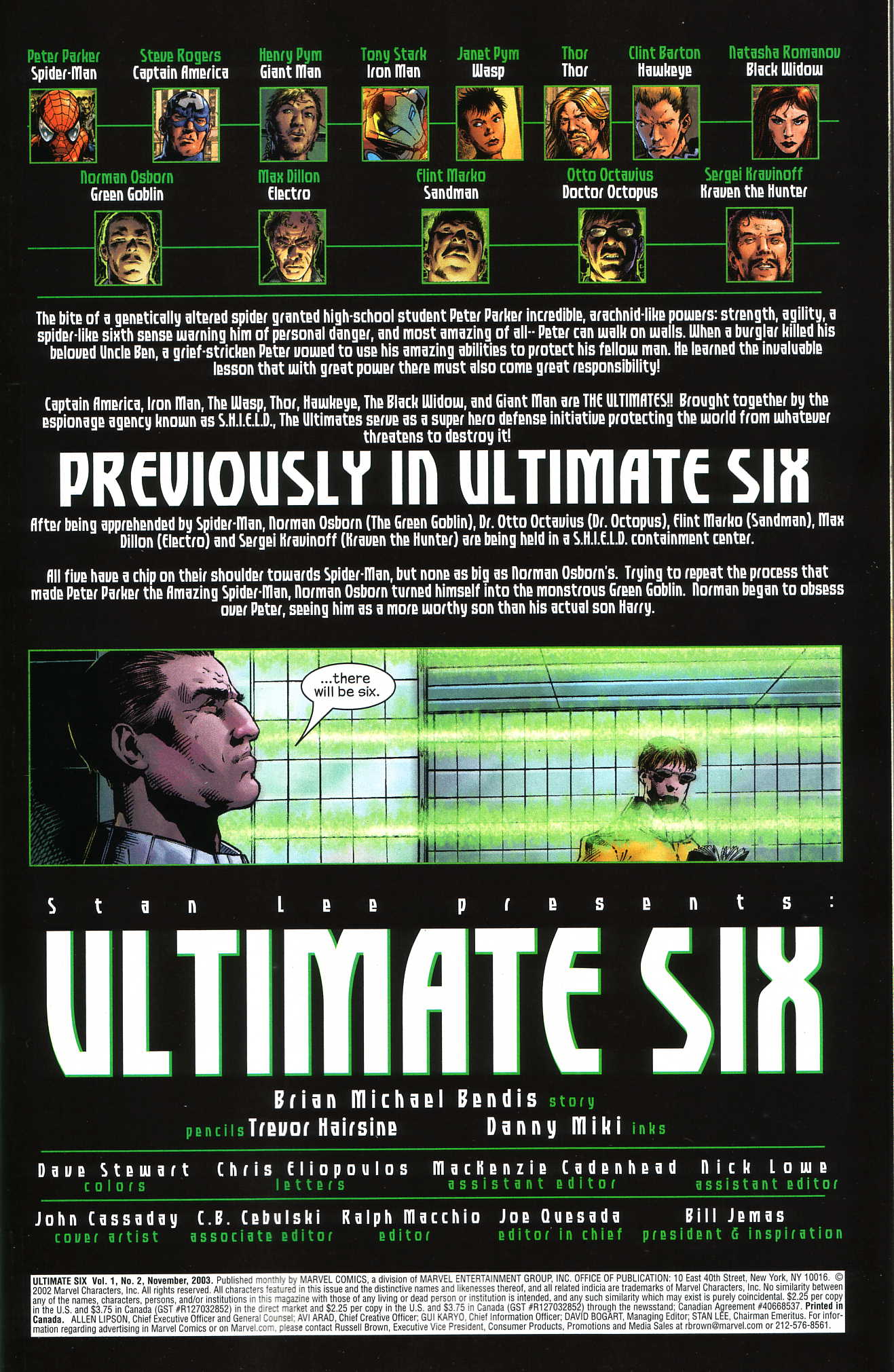 Read online Ultimate Six comic -  Issue #2 - 2