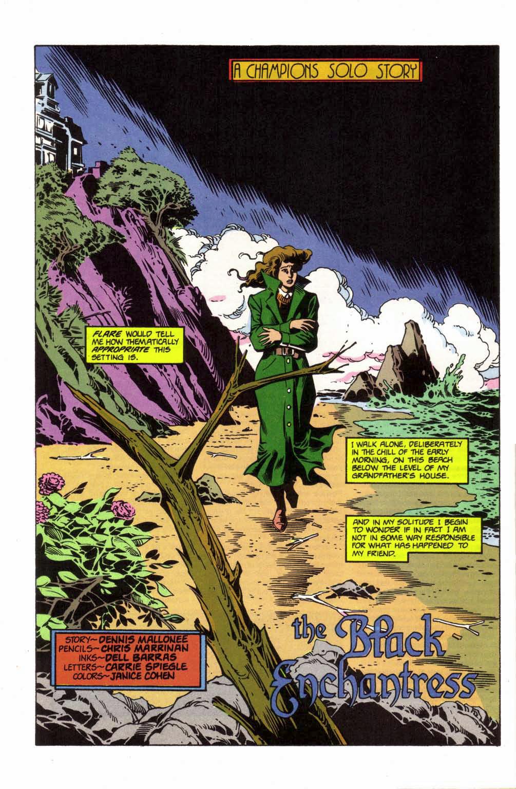 Read online Champions (1987) comic -  Issue #9 - 22