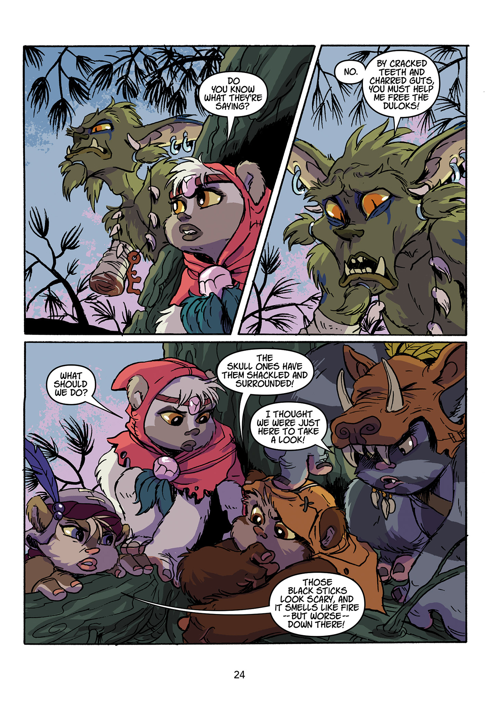 Read online Star Wars: Ewoks - Shadows of Endor comic -  Issue # TPB - 25