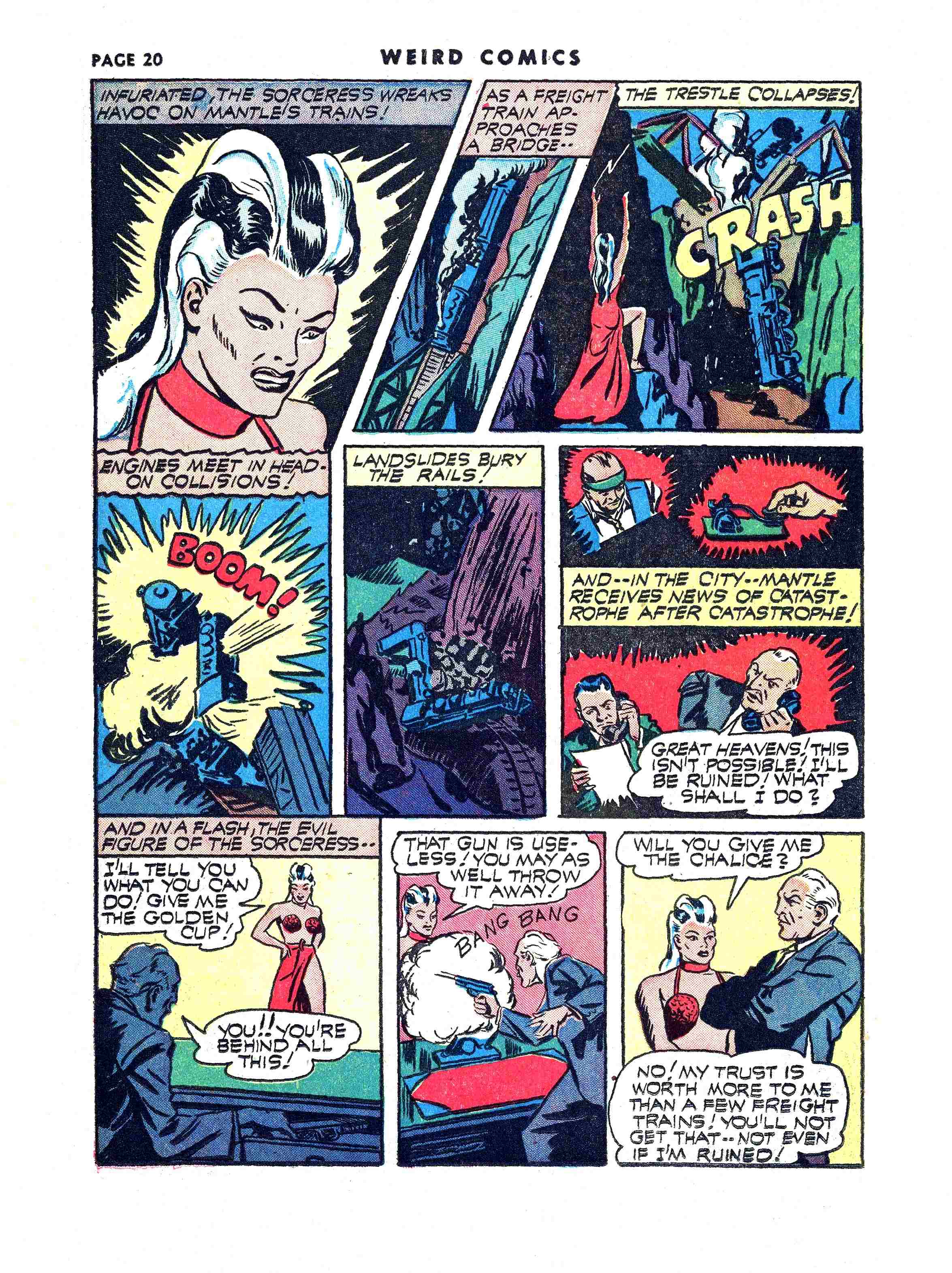 Read online Weird Comics comic -  Issue #18 - 22