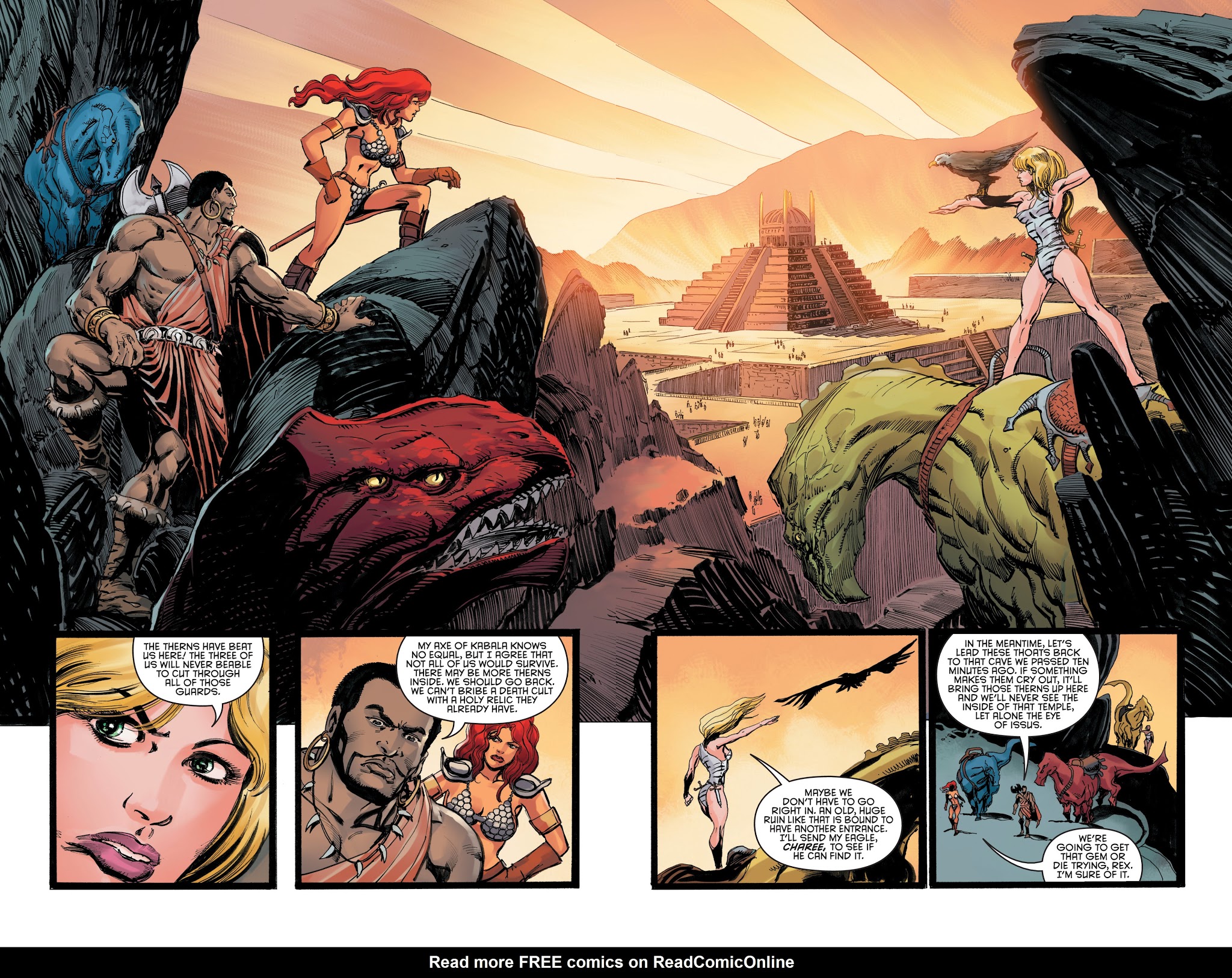 Read online Pathfinder: Worldscape (2017) comic -  Issue # Issue Red Sonja - 4