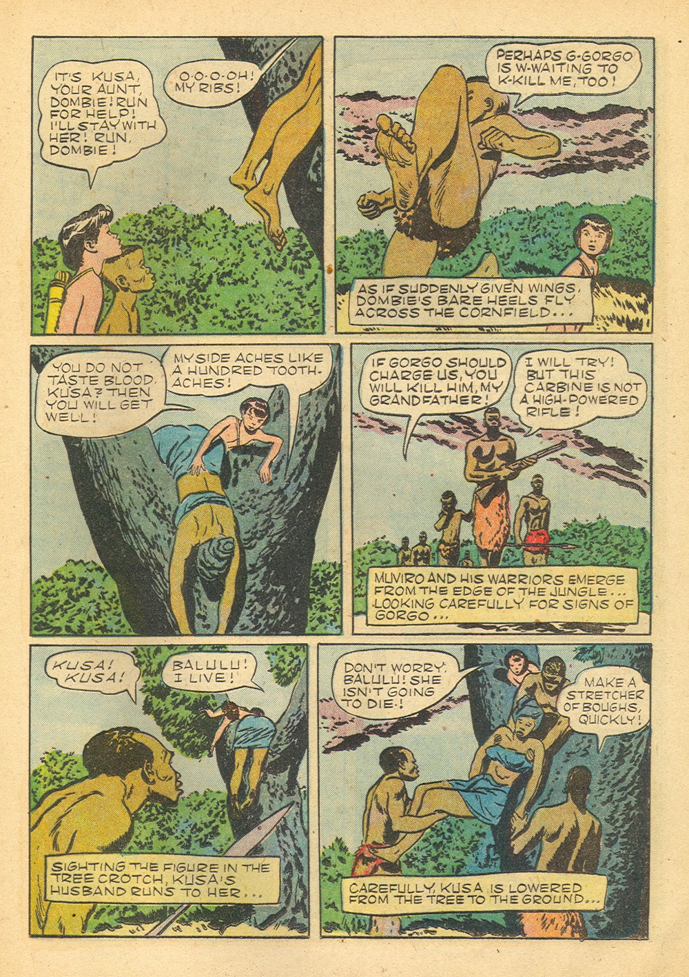 Read online Tarzan (1948) comic -  Issue #45 - 21