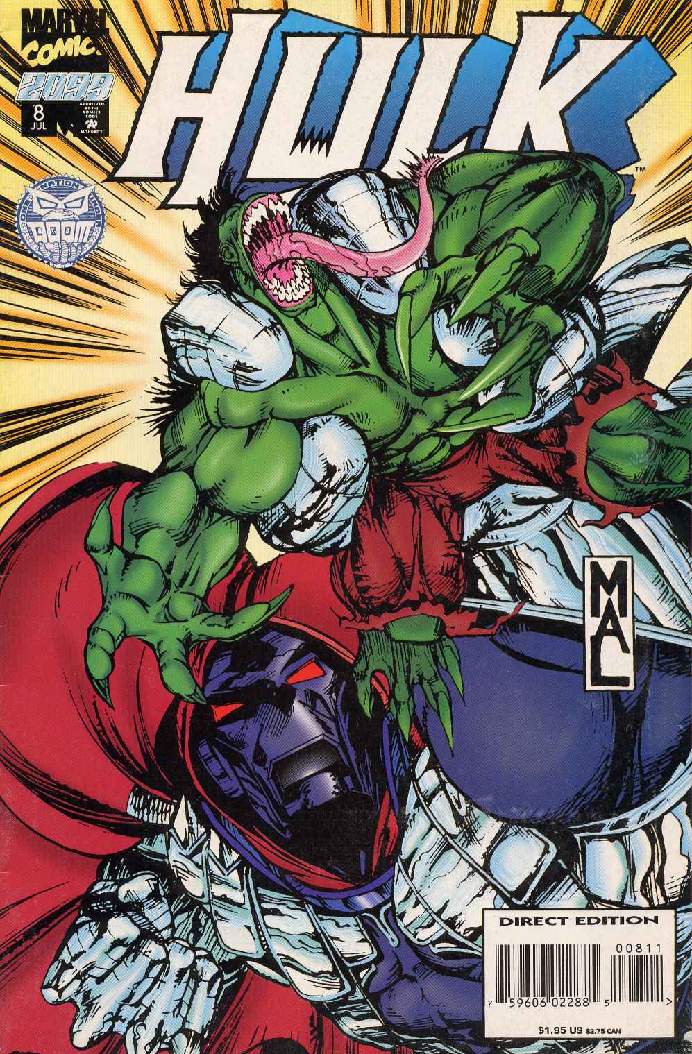 Read online Hulk 2099 comic -  Issue #8 - 1