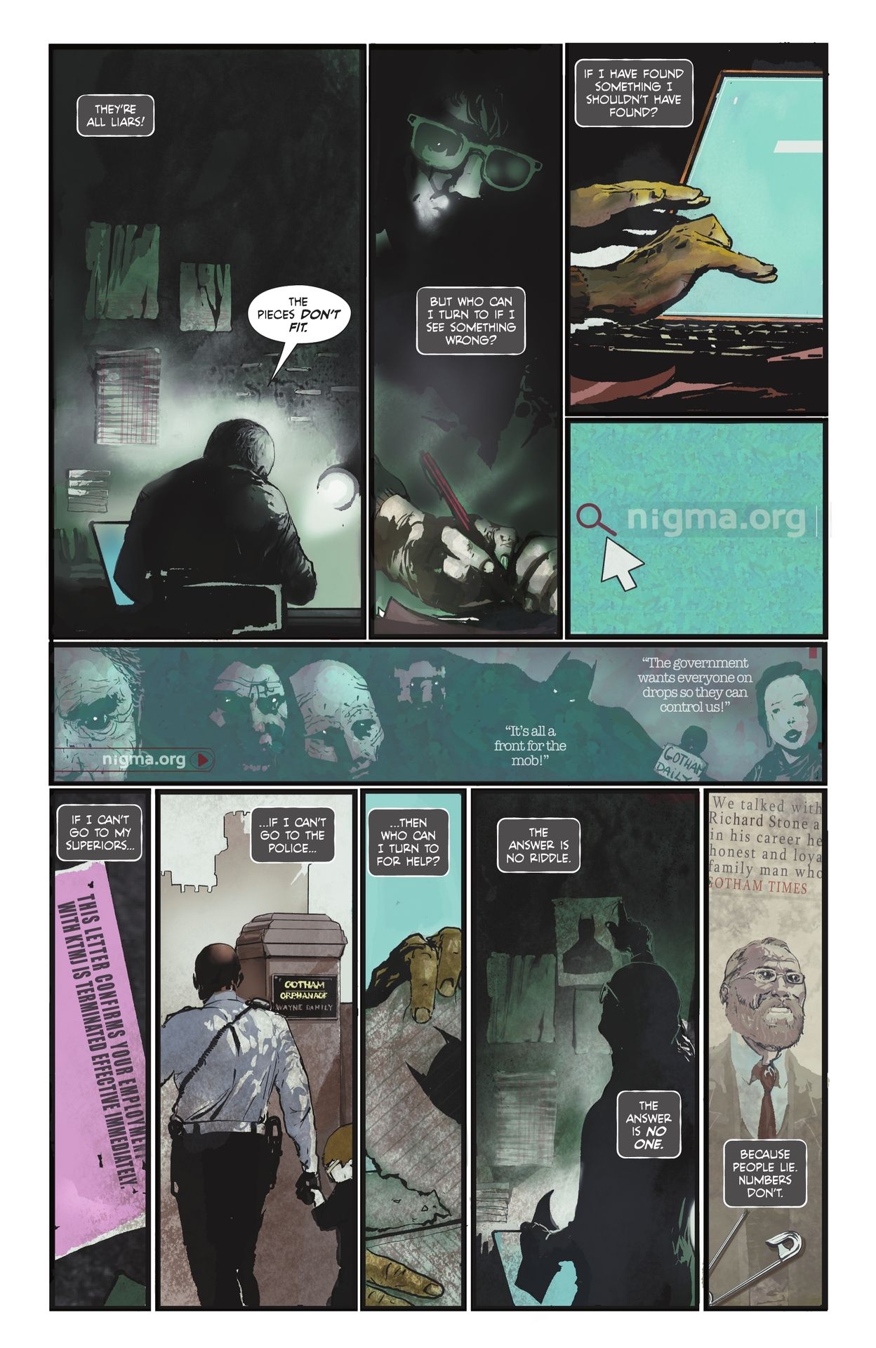 Read online The Riddler: Year One comic -  Issue #2 - 23