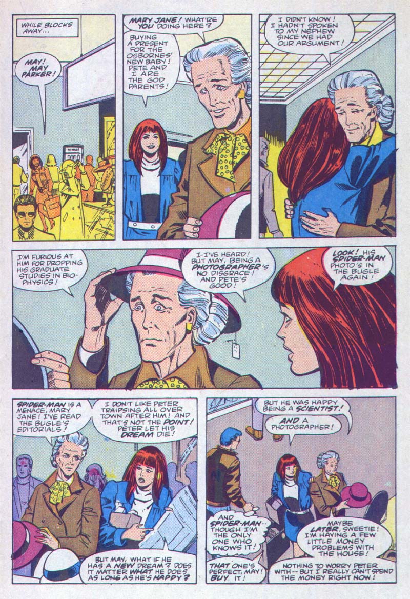 Read online Web of Spider-Man (1985) comic -  Issue #1 - 12