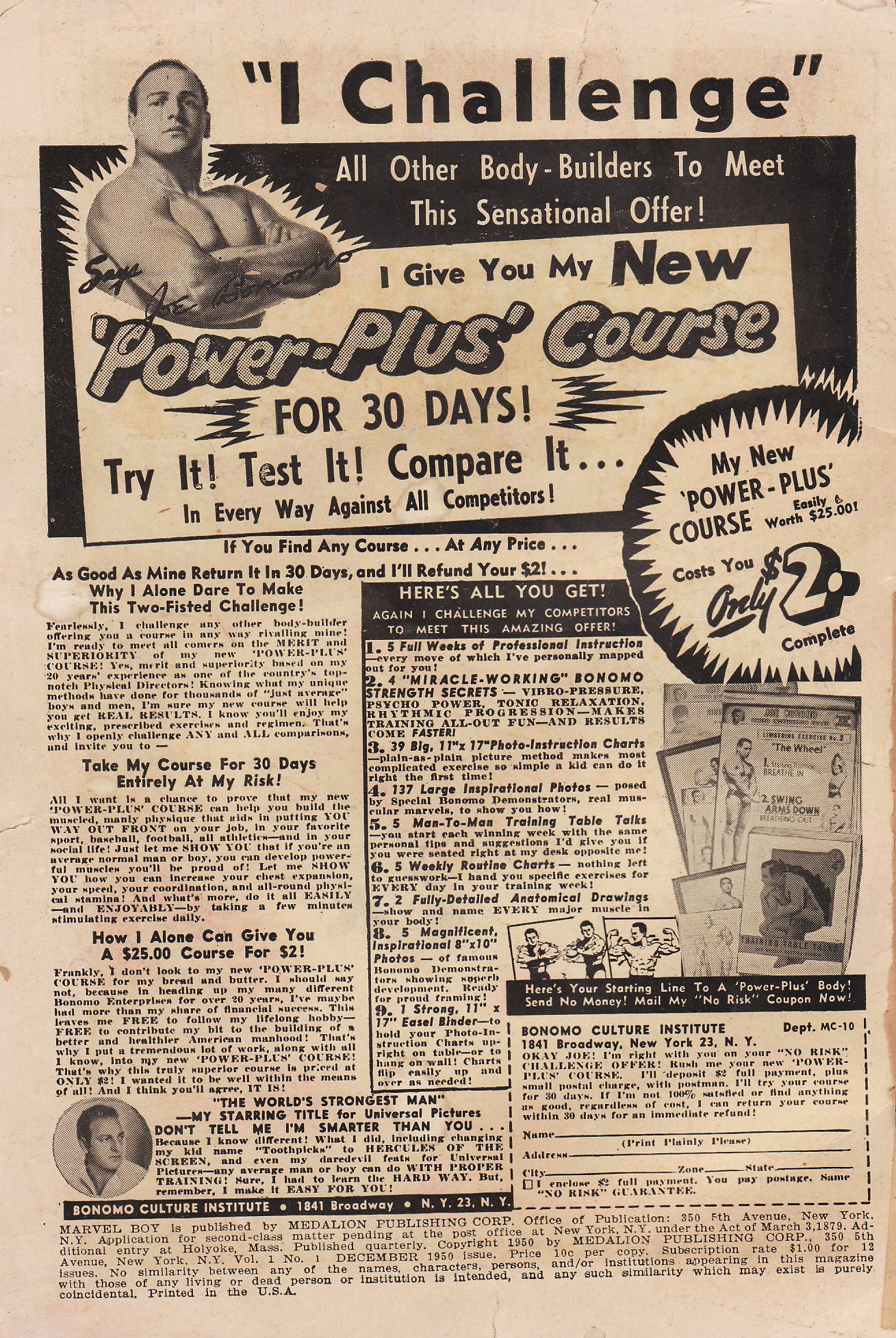 Read online Marvel Boy (1950) comic -  Issue #1 - 2