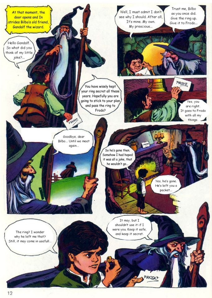 Read online El Señor de los Anillos comic -  Issue #1 - 7