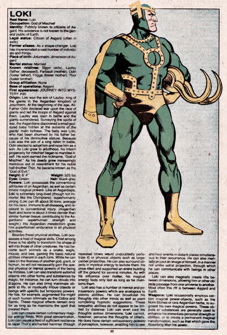 Read online The Official Handbook of the Marvel Universe comic -  Issue #6 - 23