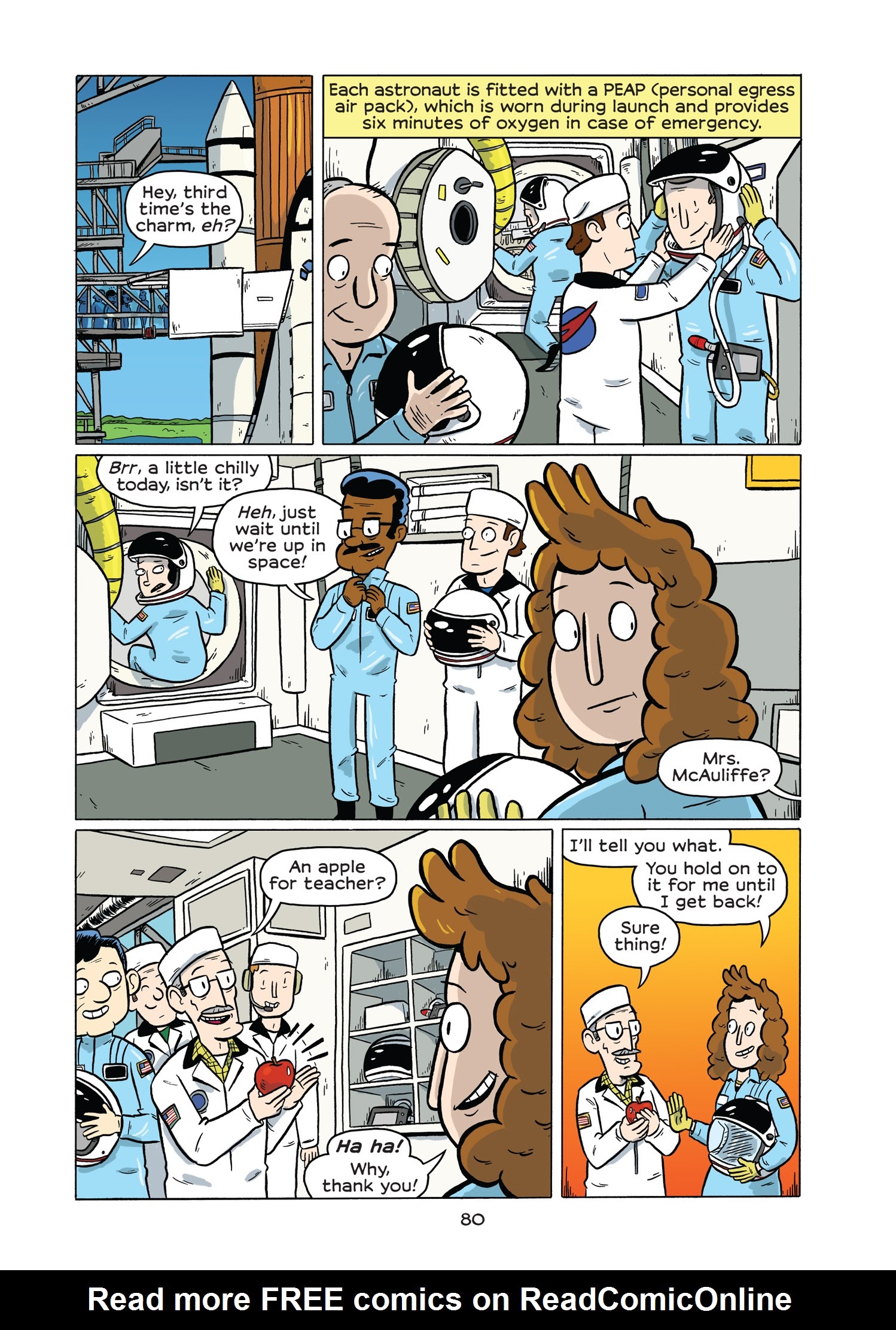 Read online History Comics comic -  Issue # The Challenger Disaster: Tragedy in the Skies - 86