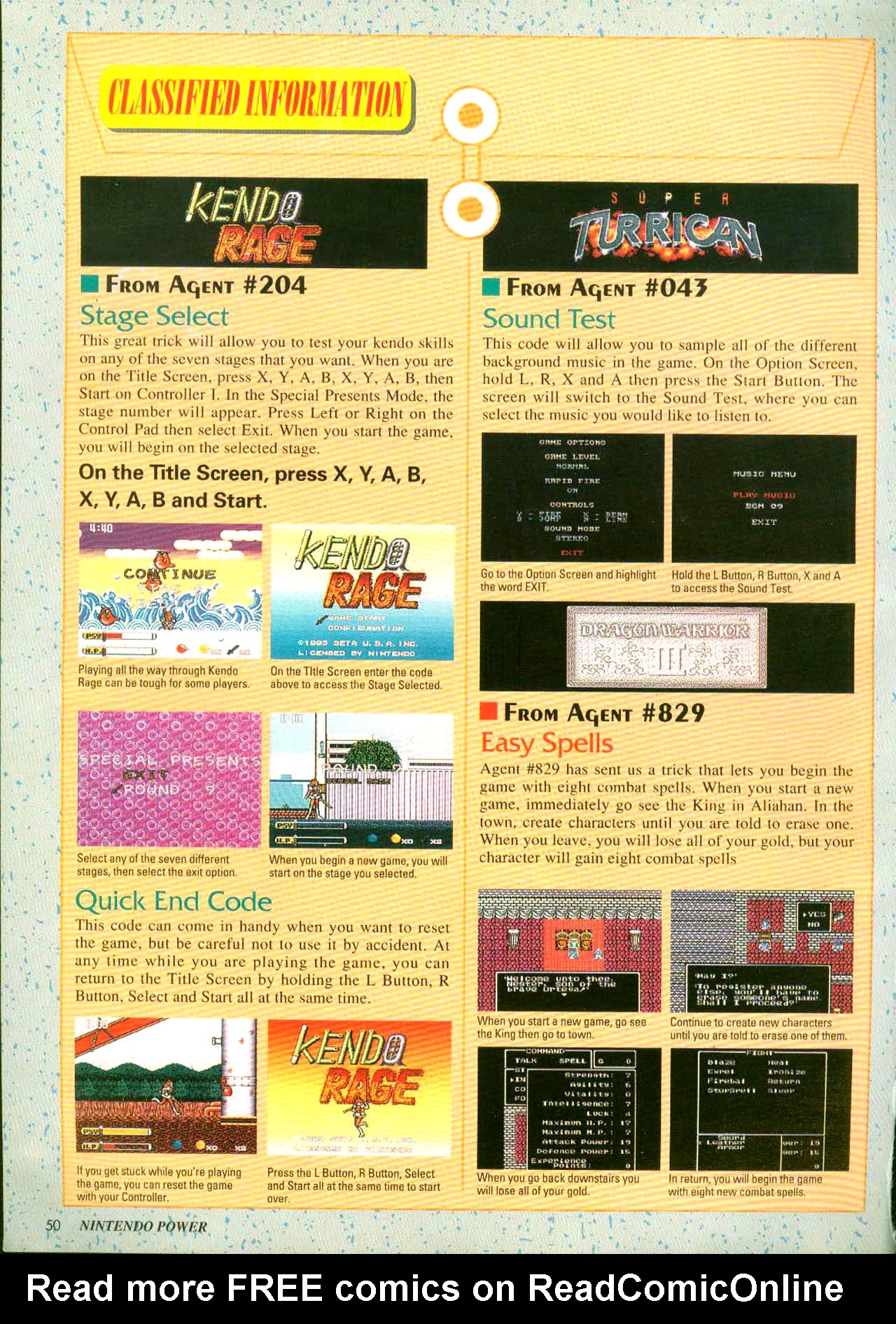 Read online Nintendo Power comic -  Issue #55 - 59