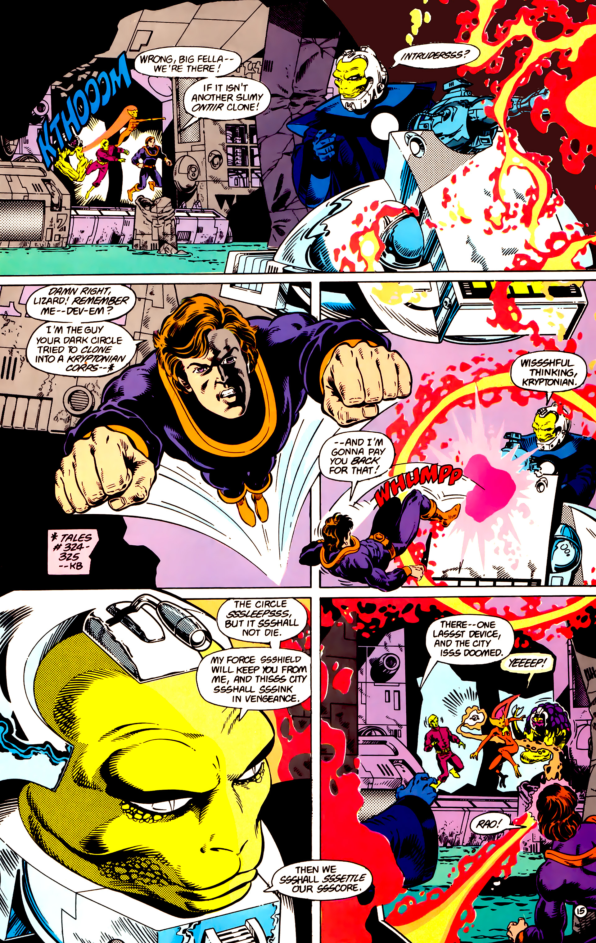 Read online Legion of Super-Heroes (1984) comic -  Issue #14 - 17