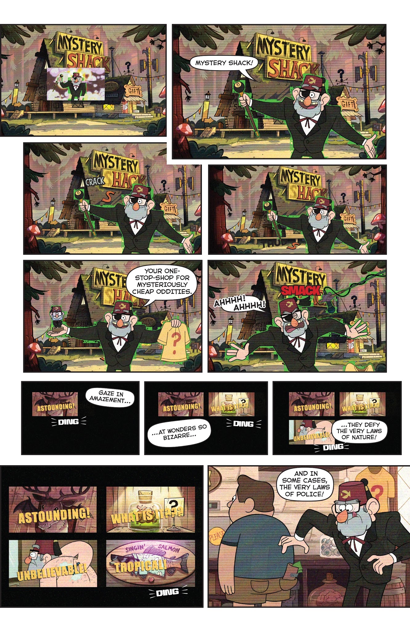 Read online Disney Gravity Falls Shorts Cinestory Comic comic -  Issue #3 - 21