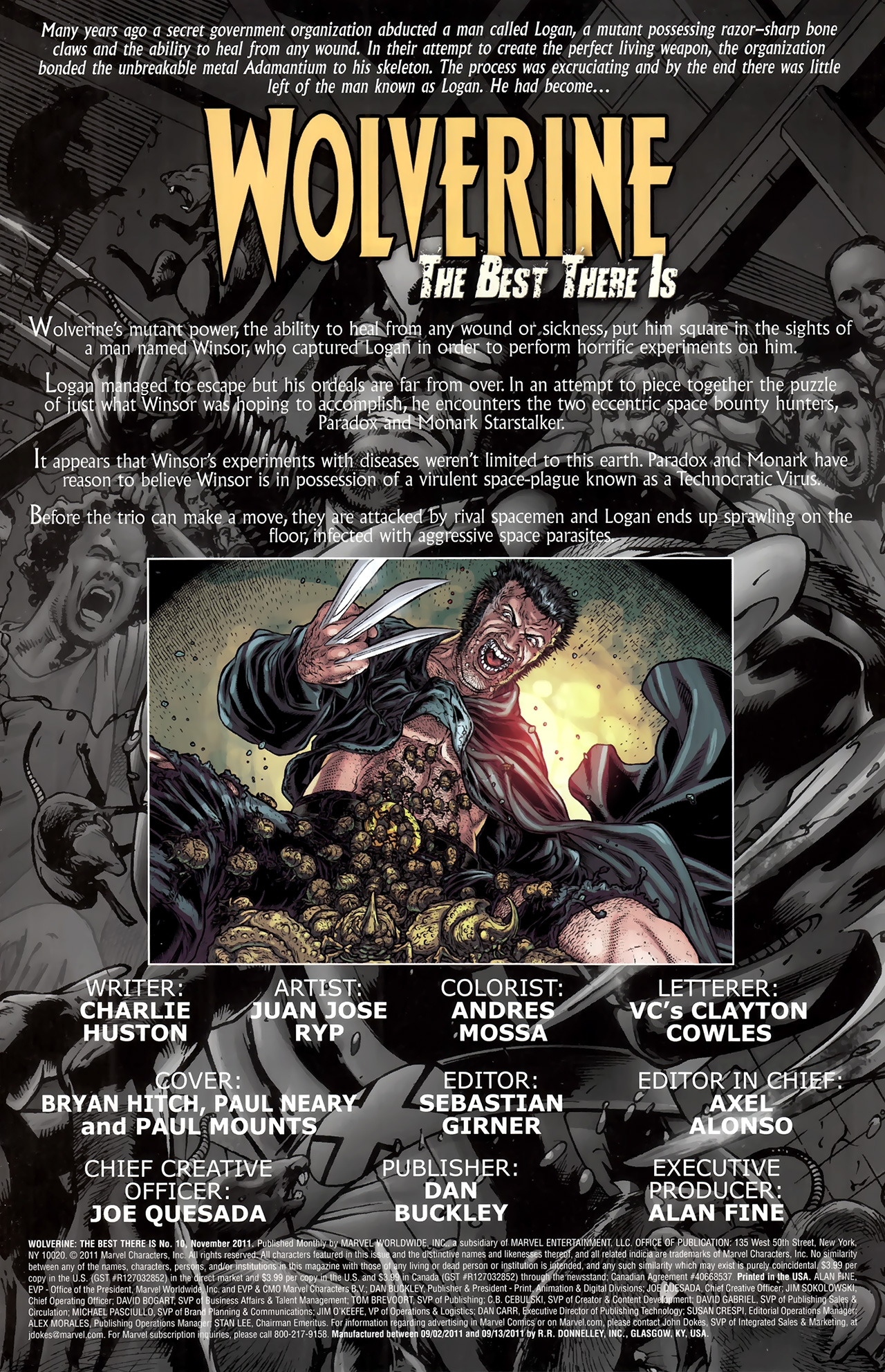 Read online Wolverine: The Best There Is comic -  Issue #10 - 2