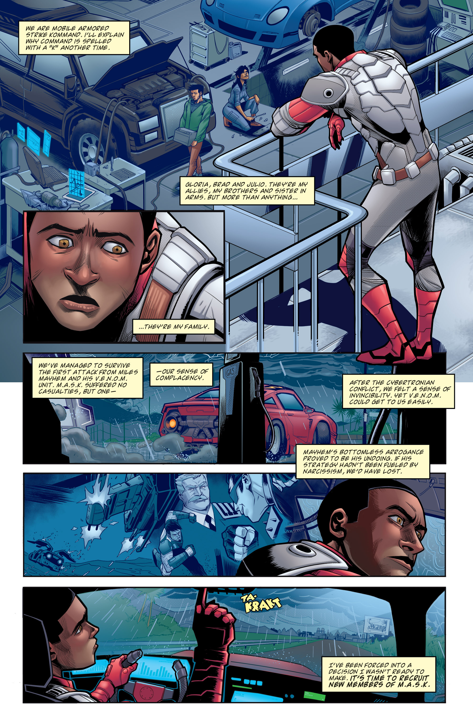 Read online M.A.S.K.: Mobile Armored Strike Kommand comic -  Issue #6 - 4