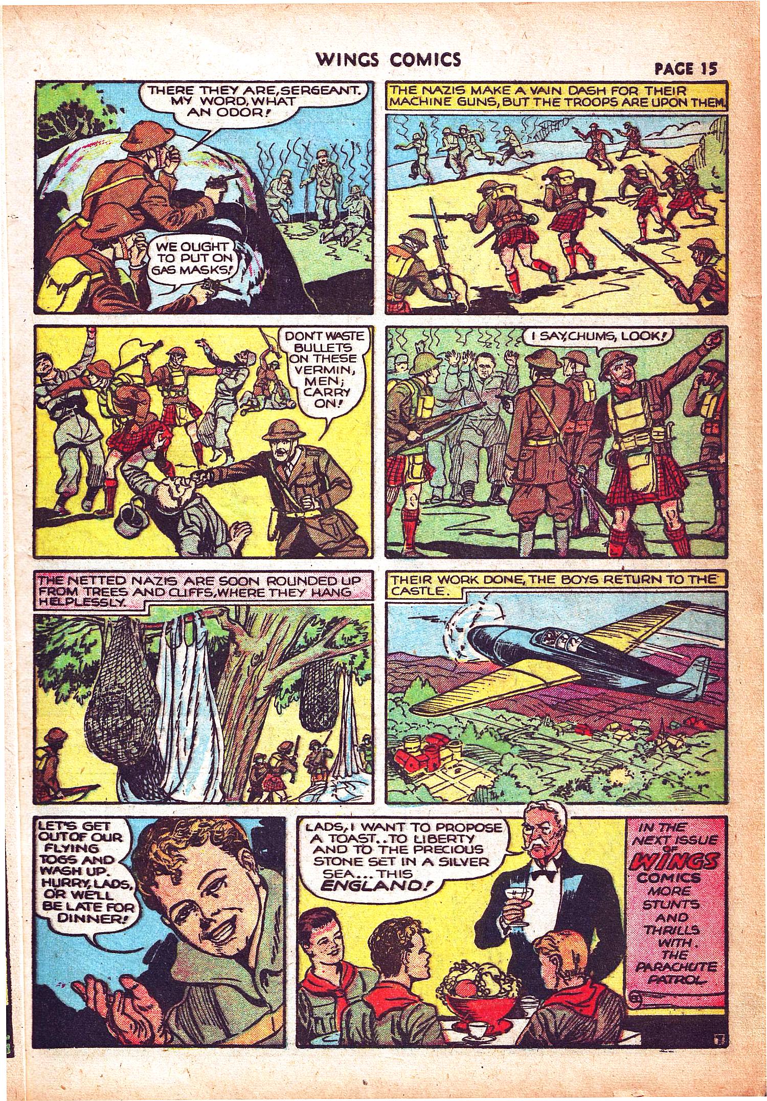 Read online Wings Comics comic -  Issue #3 - 17