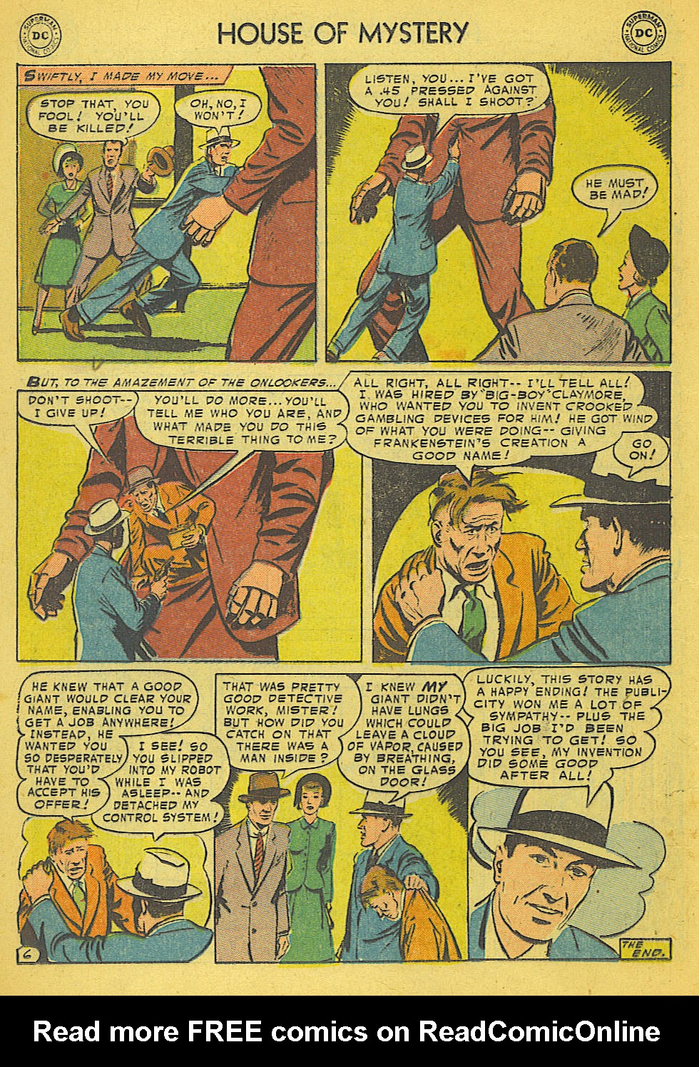 Read online House of Mystery (1951) comic -  Issue #36 - 16