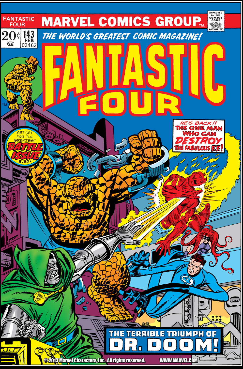 Read online Fantastic Four (1961) comic -  Issue #143 - 1