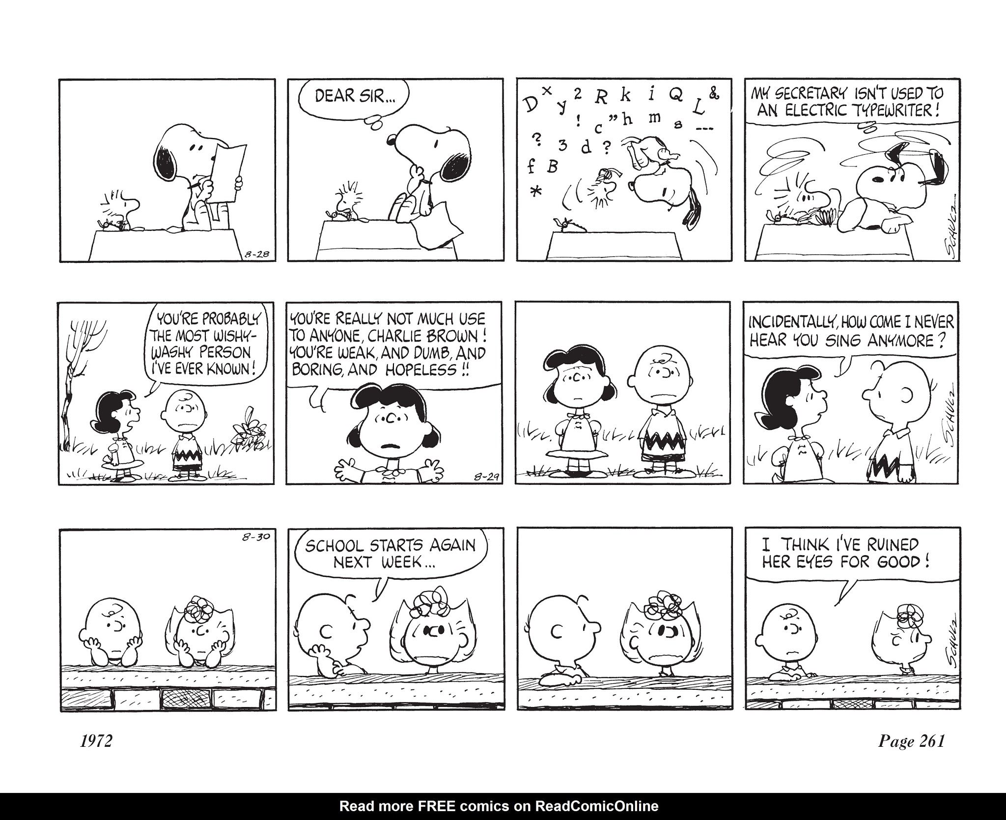 Read online The Complete Peanuts comic -  Issue # TPB 11 - 276