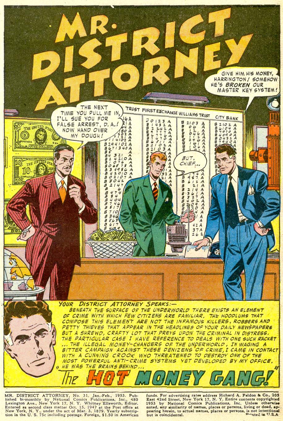 Read online Mr. District Attorney comic -  Issue #31 - 3