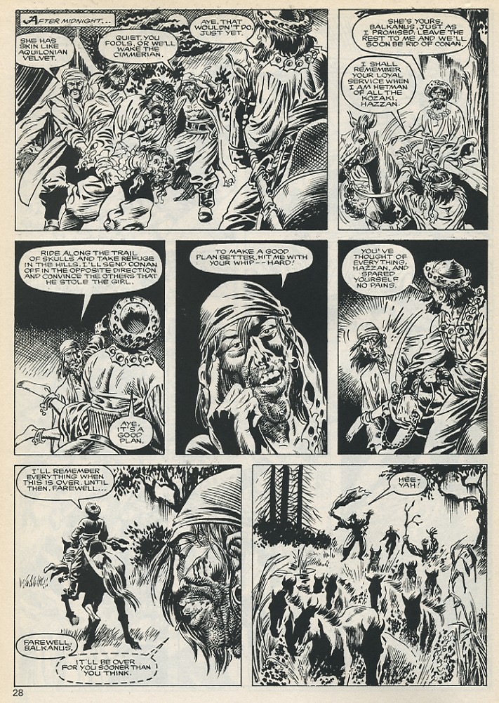 Read online The Savage Sword Of Conan comic -  Issue #131 - 28