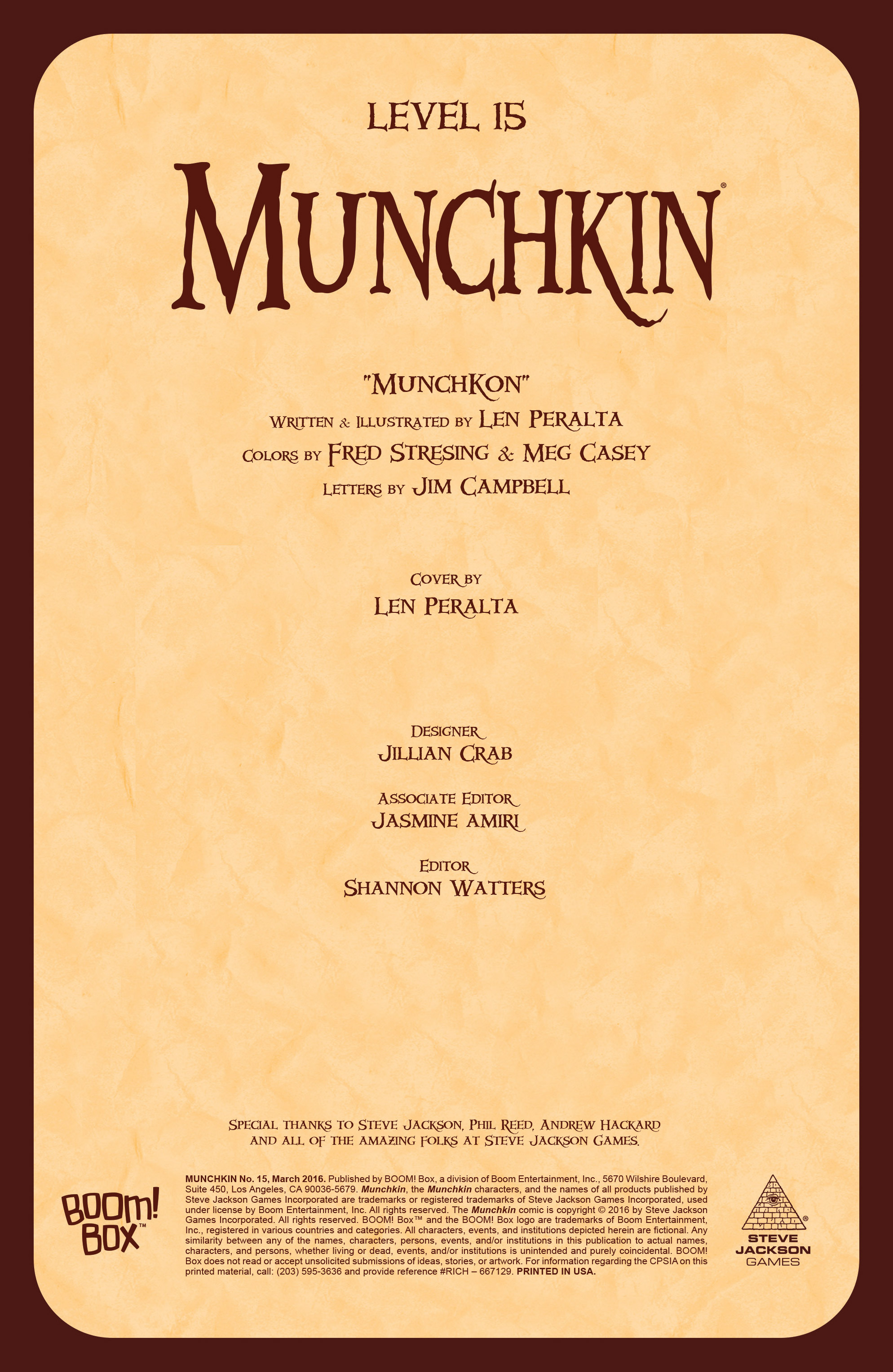 Read online Munchkin comic -  Issue #15 - 2