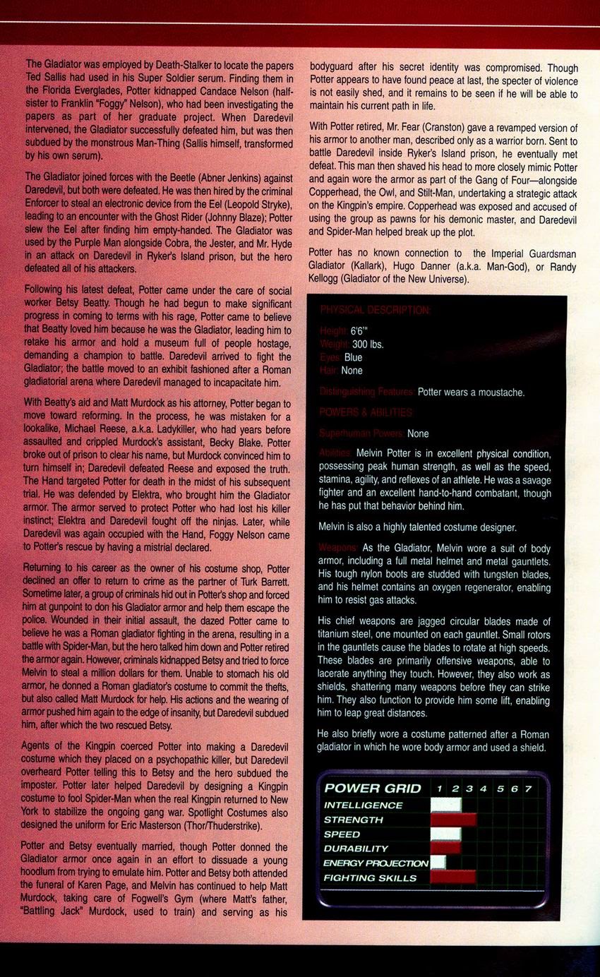 Official Handbook of the Marvel Universe: Daredevil 2004 issue Full - Page 22
