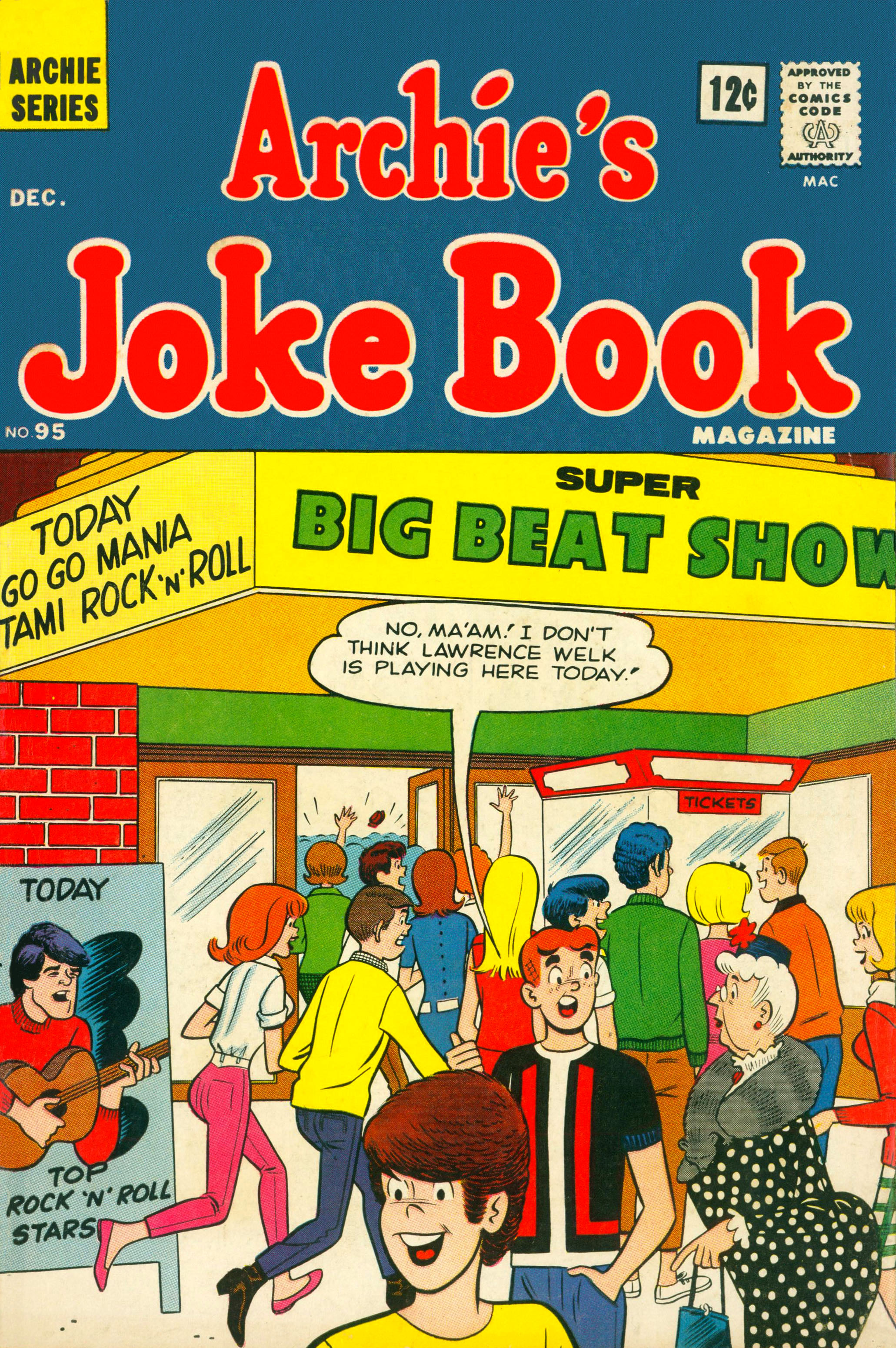 Read online Archie's Joke Book Magazine comic -  Issue #95 - 1