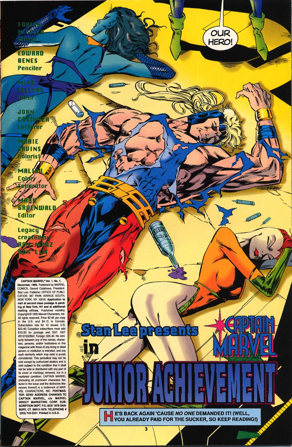 Read online Captain Marvel (1995) comic -  Issue #1 - 4