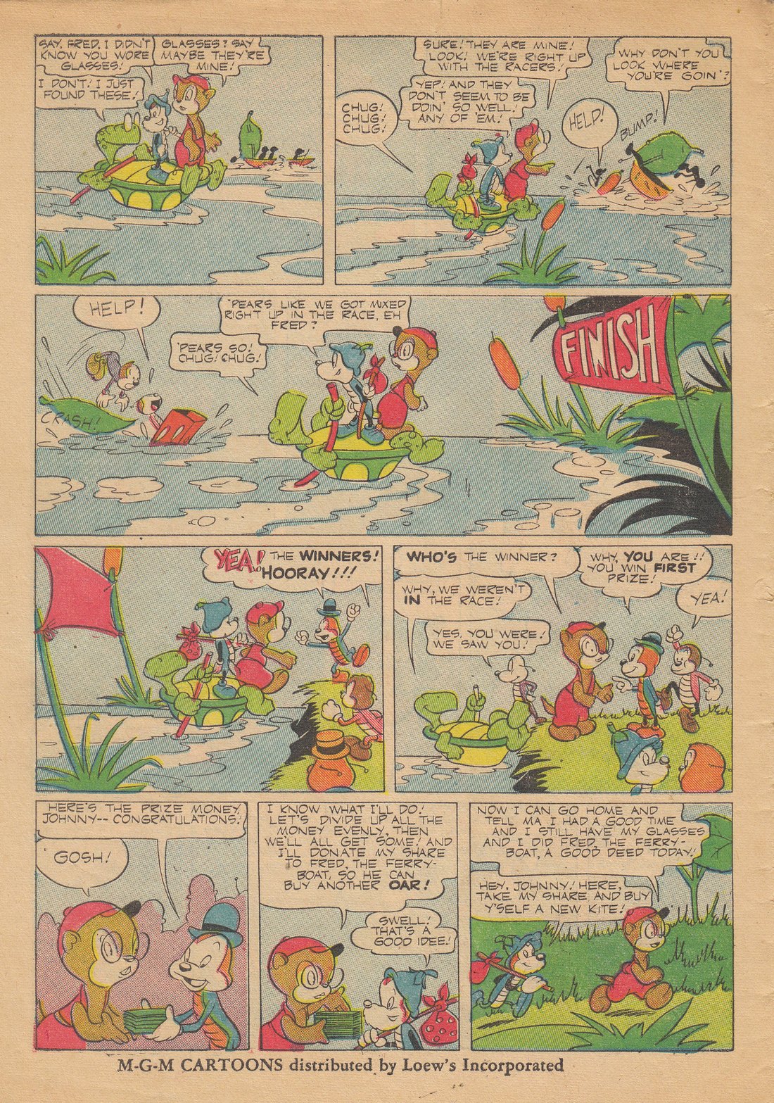 Read online Our Gang Comics comic -  Issue #19 - 34