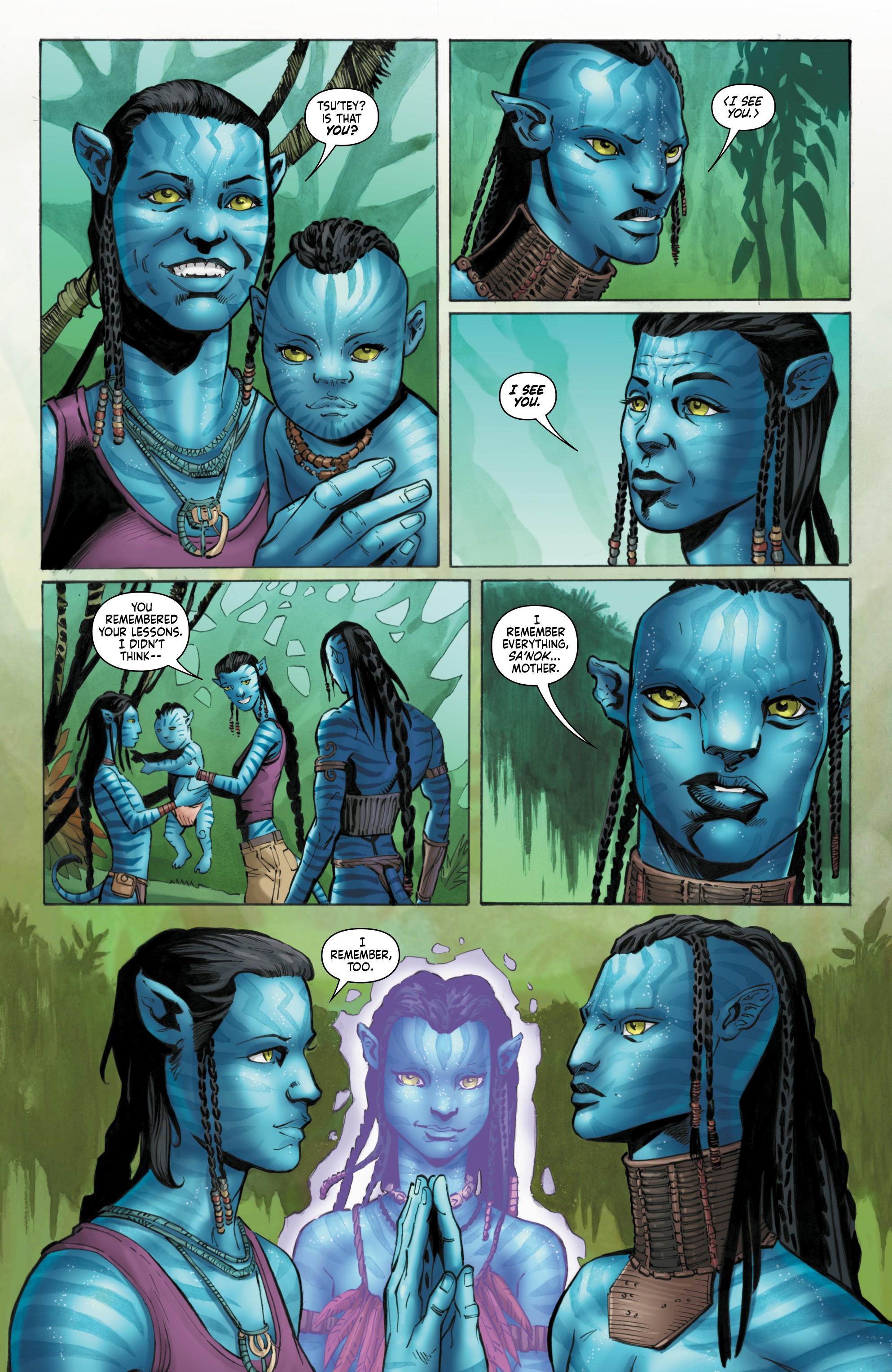 Read online Avatar: Tsu'tey's Path comic -  Issue #3 - 4