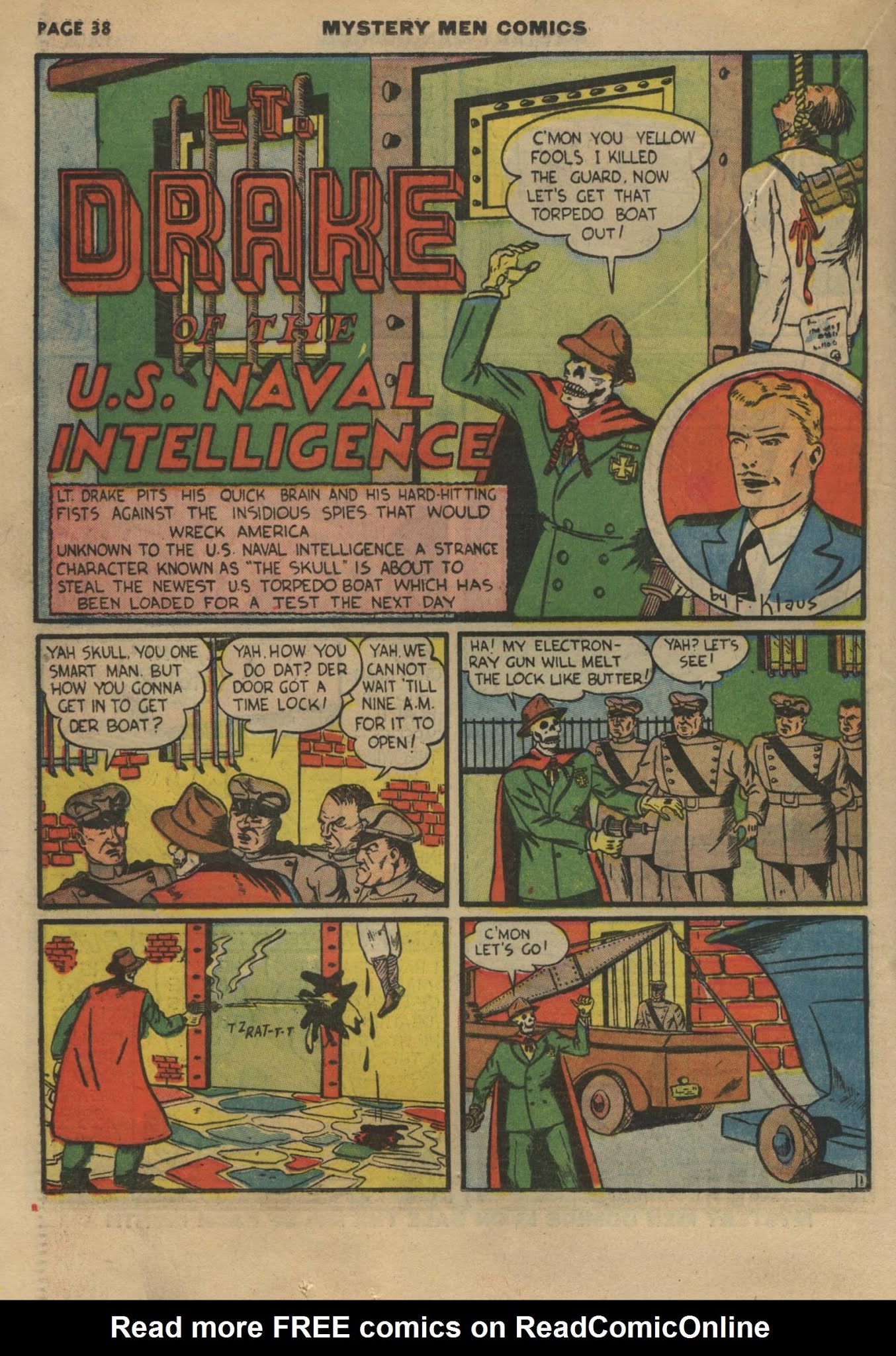 Read online Mystery Men Comics comic -  Issue #15 - 40