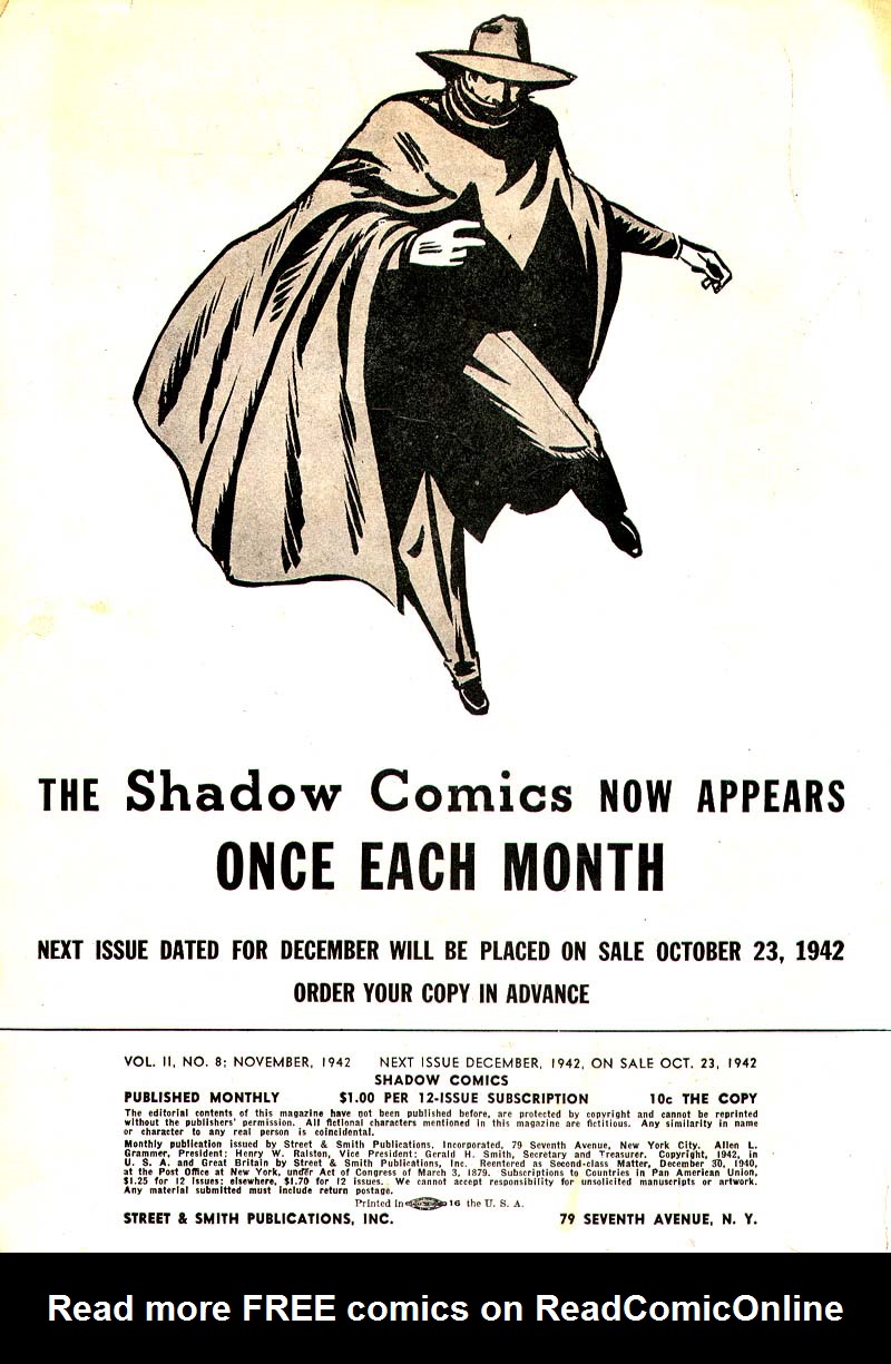 Read online Shadow Comics comic -  Issue #20 - 2