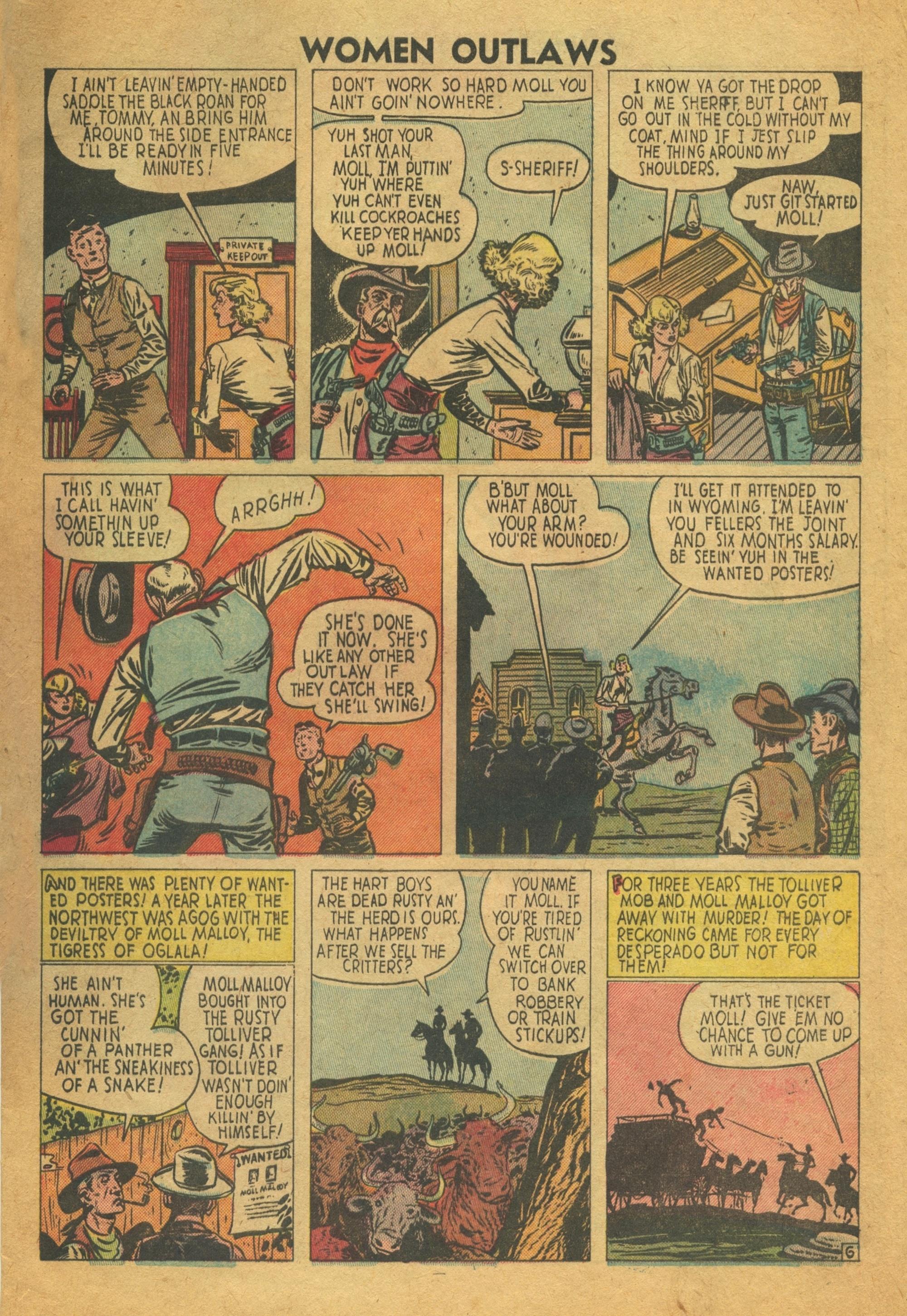 Read online Women Outlaws comic -  Issue #6 - 7