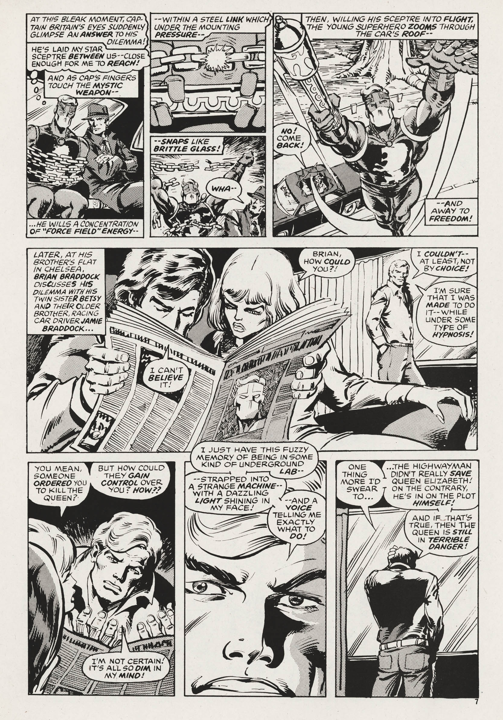 Read online Captain Britain (1976) comic -  Issue #39 - 7