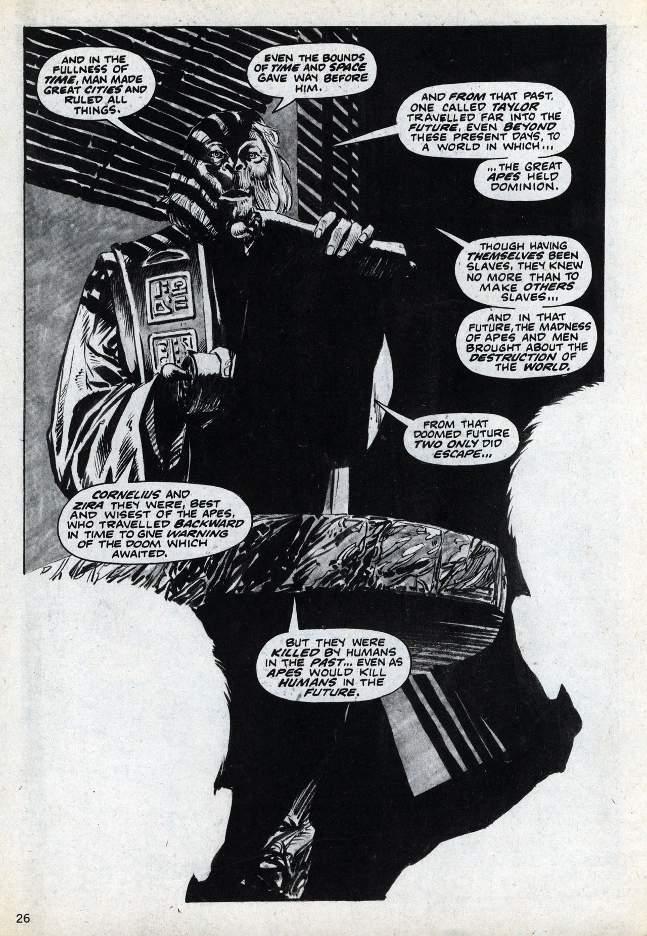 Read online Planet of the Apes comic -  Issue #23 - 26