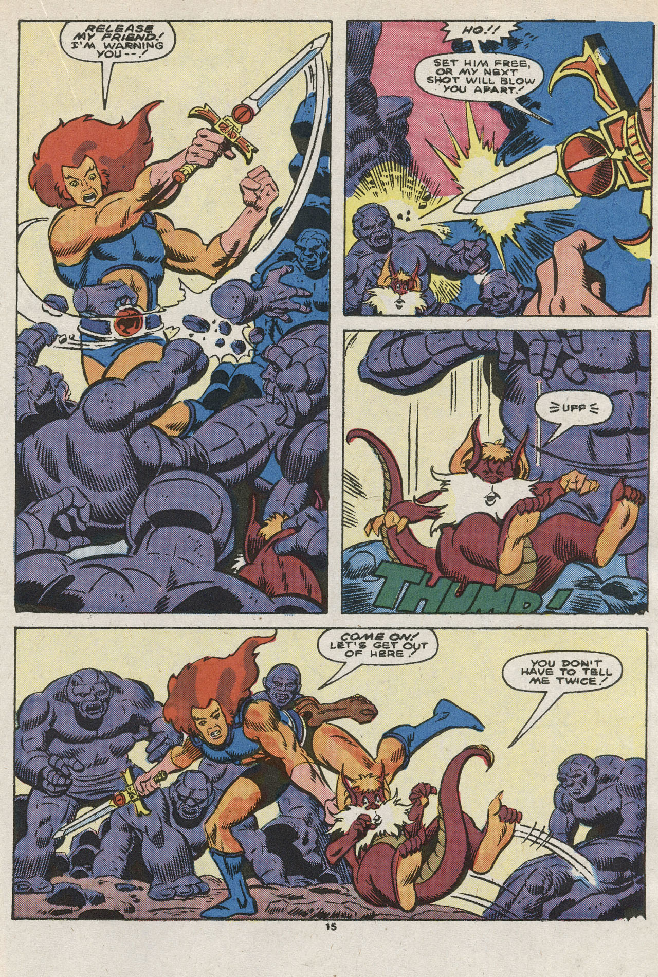 Read online ThunderCats (1985) comic -  Issue #15 - 21