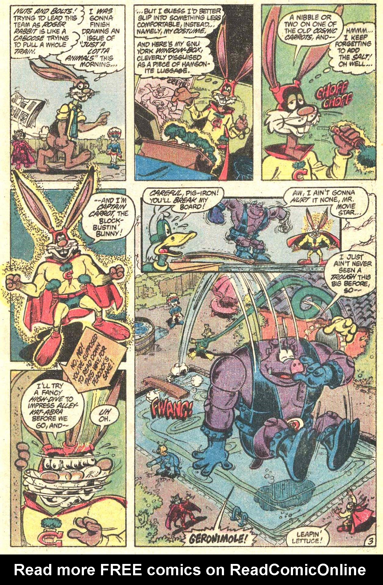 Read online Captain Carrot and His Amazing Zoo Crew! comic -  Issue #4 - 4