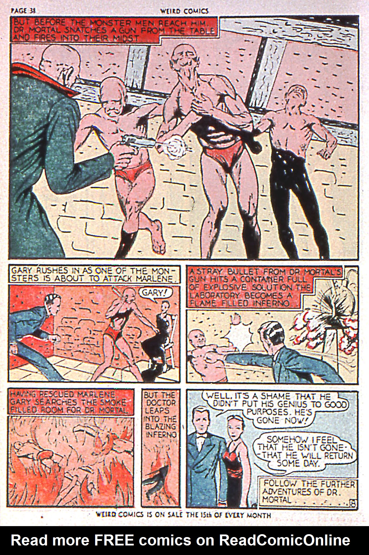 Read online Weird Comics comic -  Issue #1 - 38