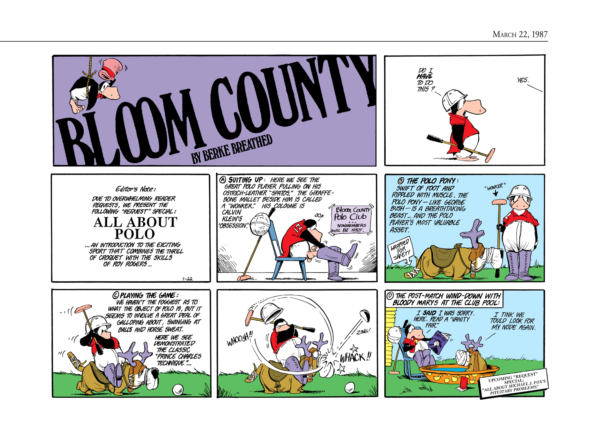 Read online The Bloom County Digital Library comic -  Issue # TPB 7 (Part 1) - 87