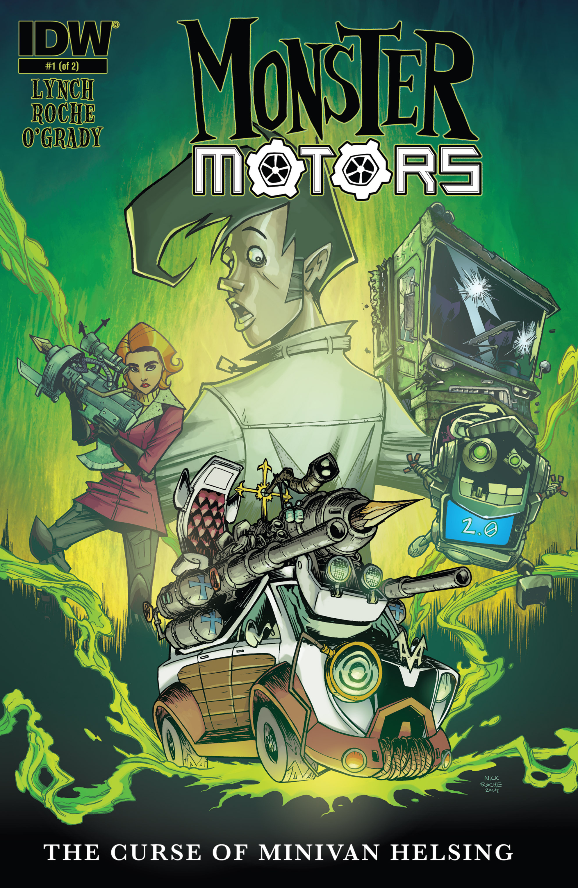 Read online Monster Motors: The Curse of Minivan Helsing comic -  Issue #1 - 1