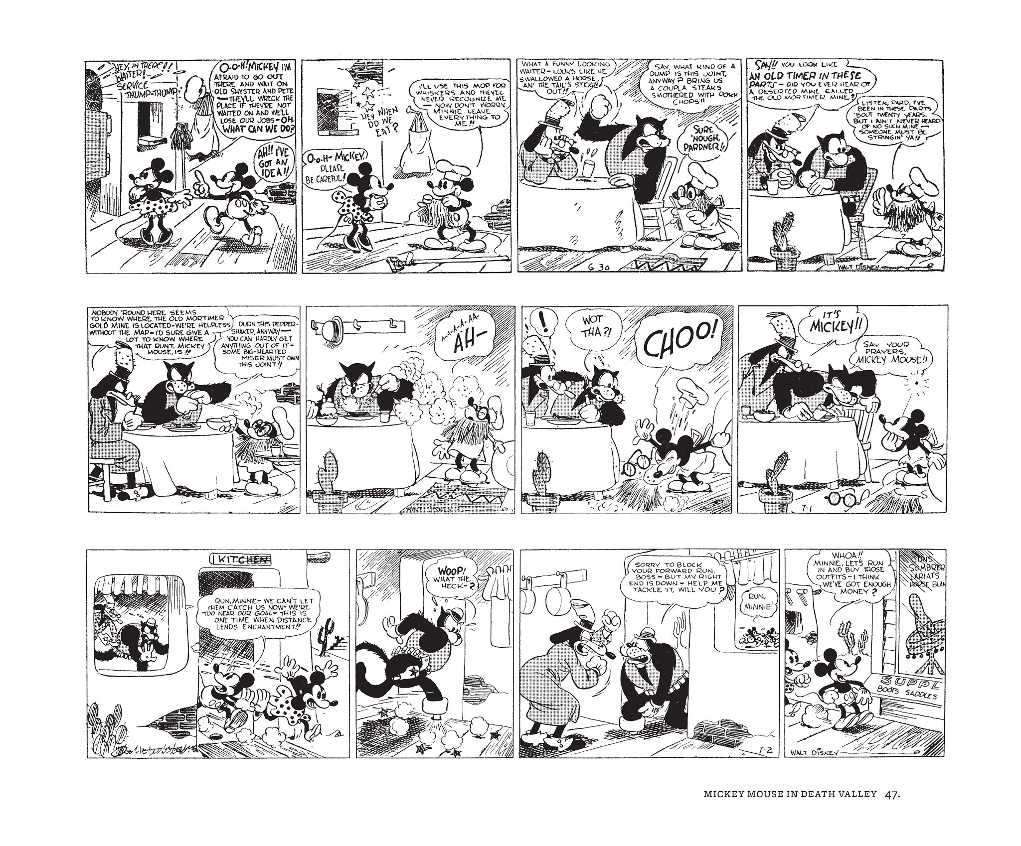 Read online Walt Disney's Mickey Mouse by Floyd Gottfredson comic -  Issue # TPB 1 (Part 1) - 47